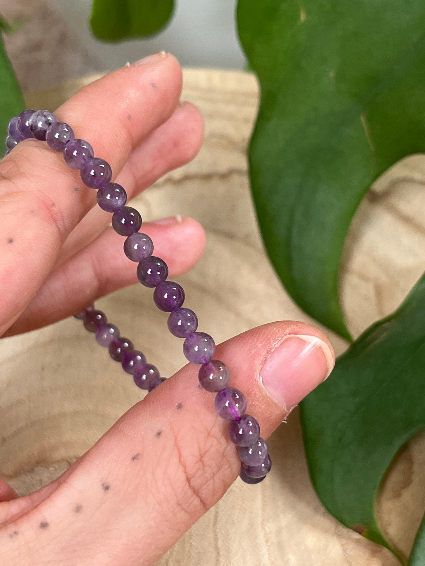 Amethyst Kugel Armband