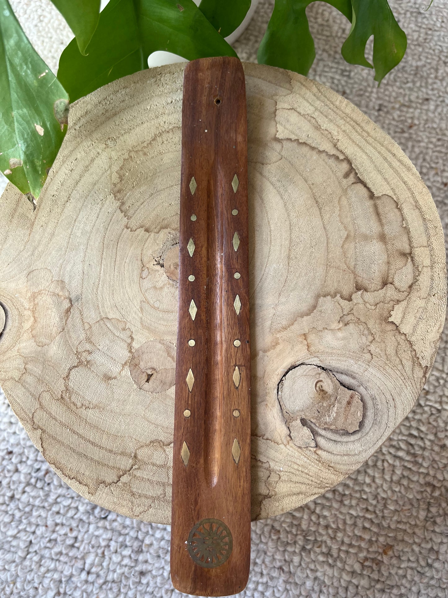 Holz Räucherstäbchen Halter