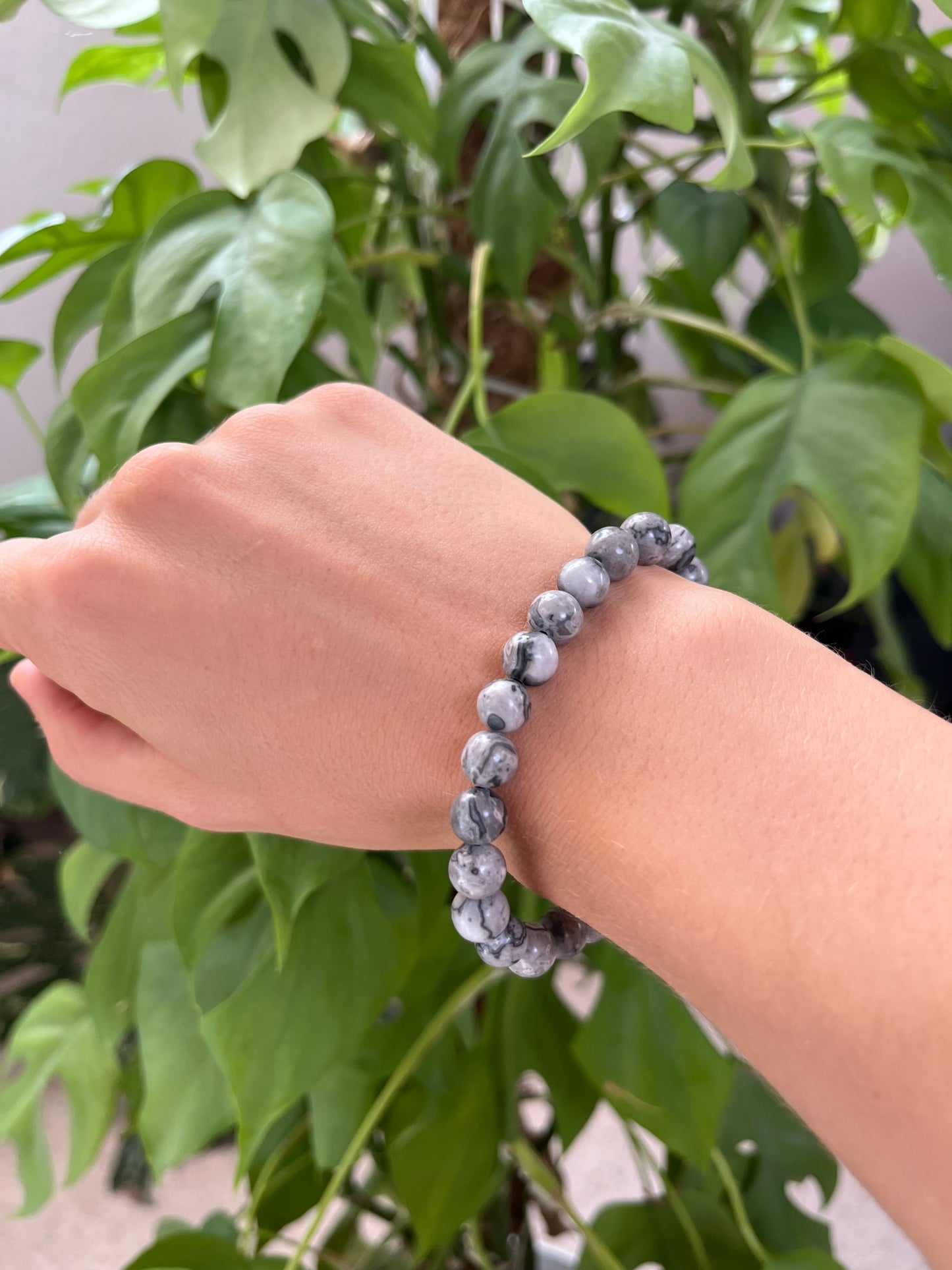 Picasso Jaspis Kugelarmband 8 mm – Edelstein Schmuck für Kreativität & Balance
