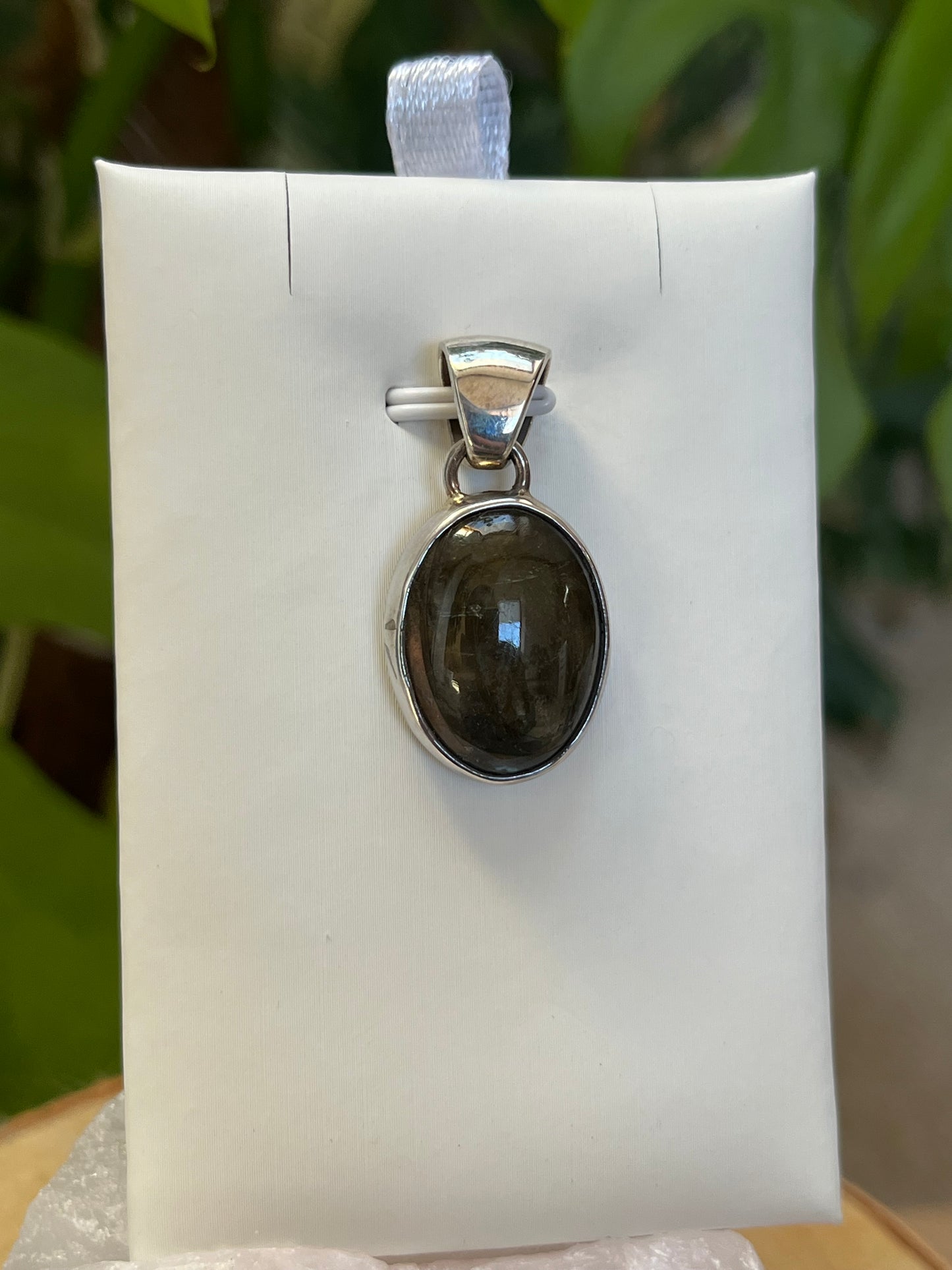 Labradorit Anhänger oval – Schutz & Intuition | 925 Sterling Silber