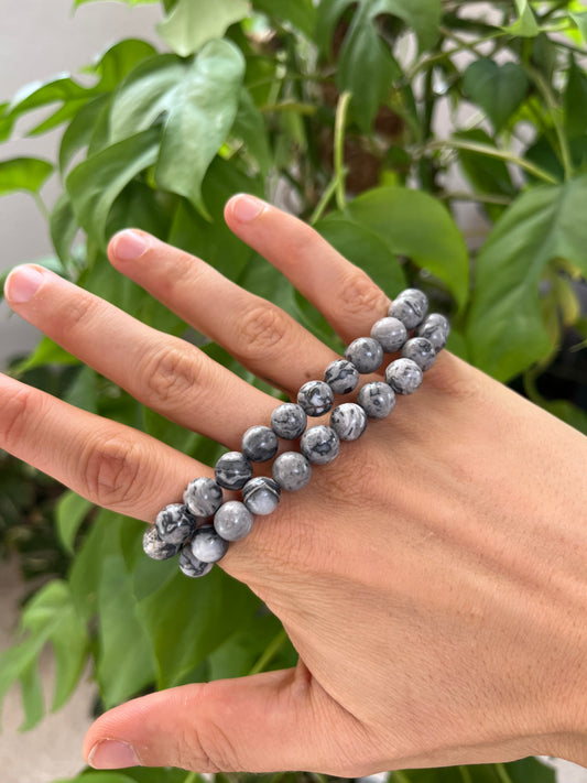 Picasso Jaspis Kugelarmband 8 mm – Edelstein Schmuck für Kreativität & Balance