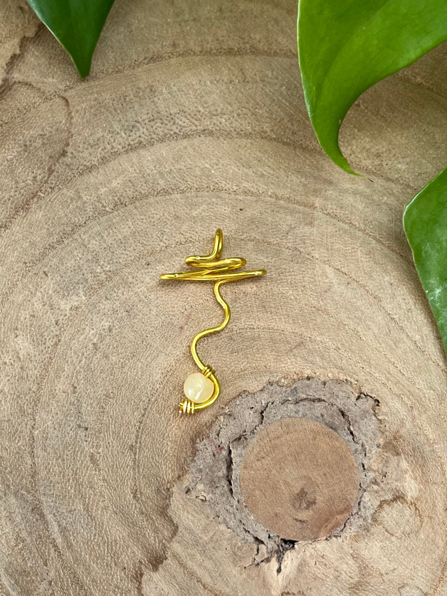 Solarplexus Chakra Kette – Anhänger in 925 Silber oder goldfarbenem Draht
