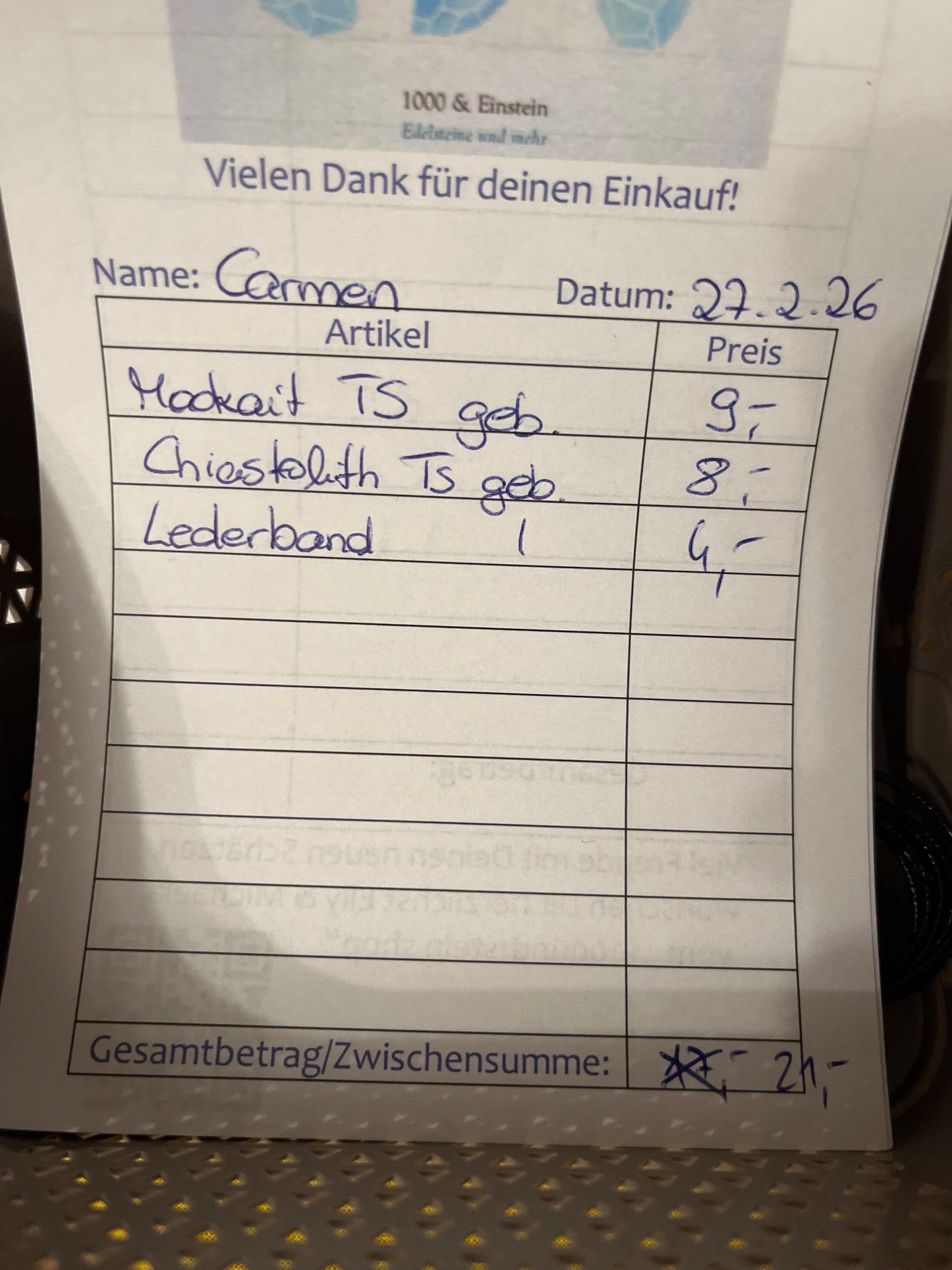 Carmen Live Sale 27.02.26