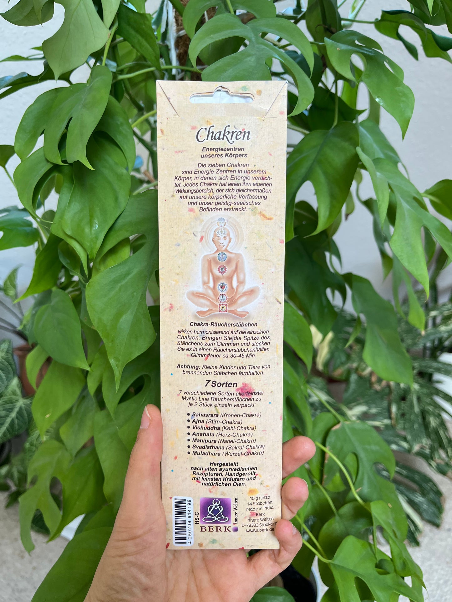 Ayurvedische Chakra Räucherstäbchen – 7 Sorten für alle Chakren