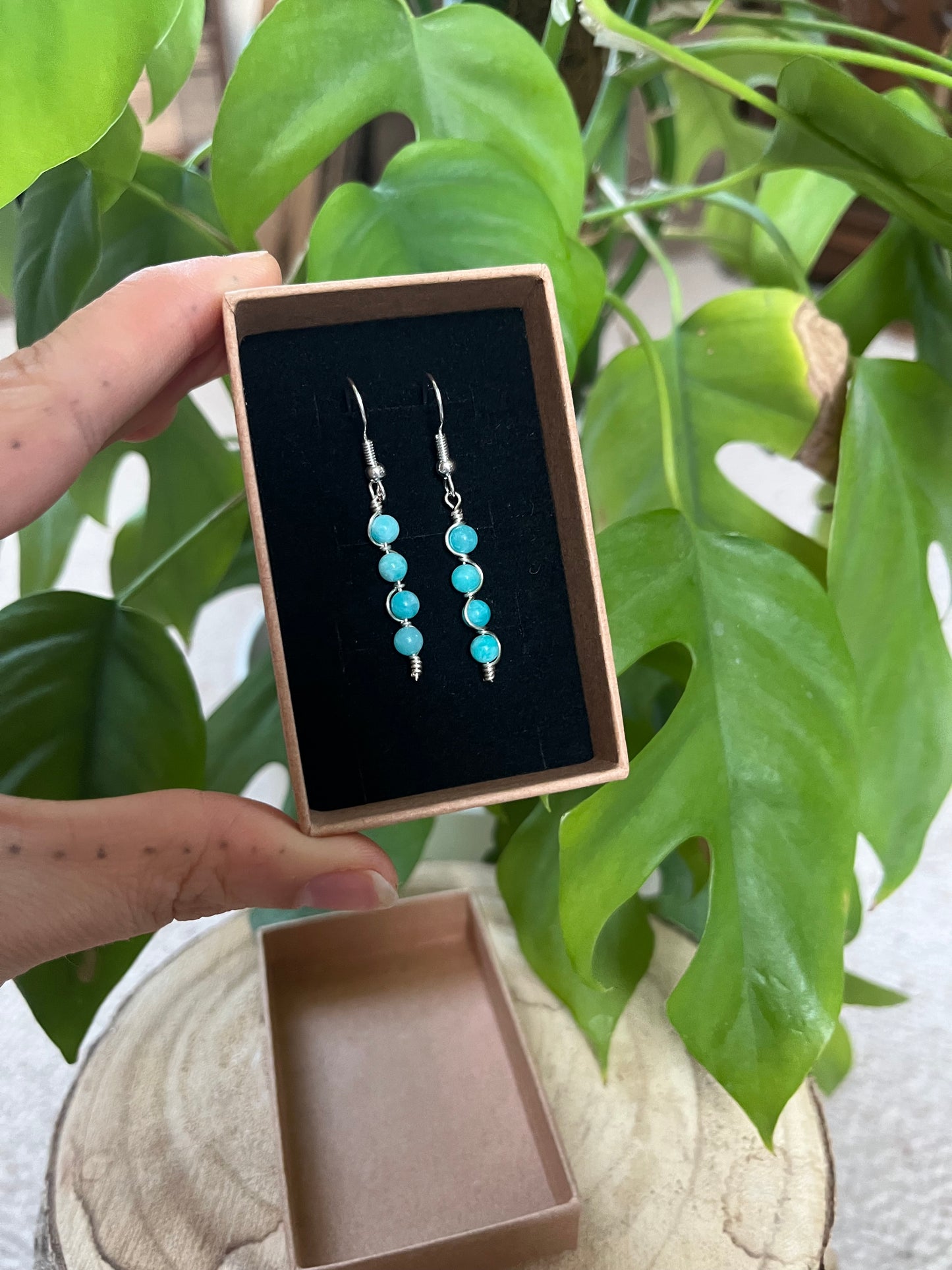 Ohrring/Kette Geschenk Box