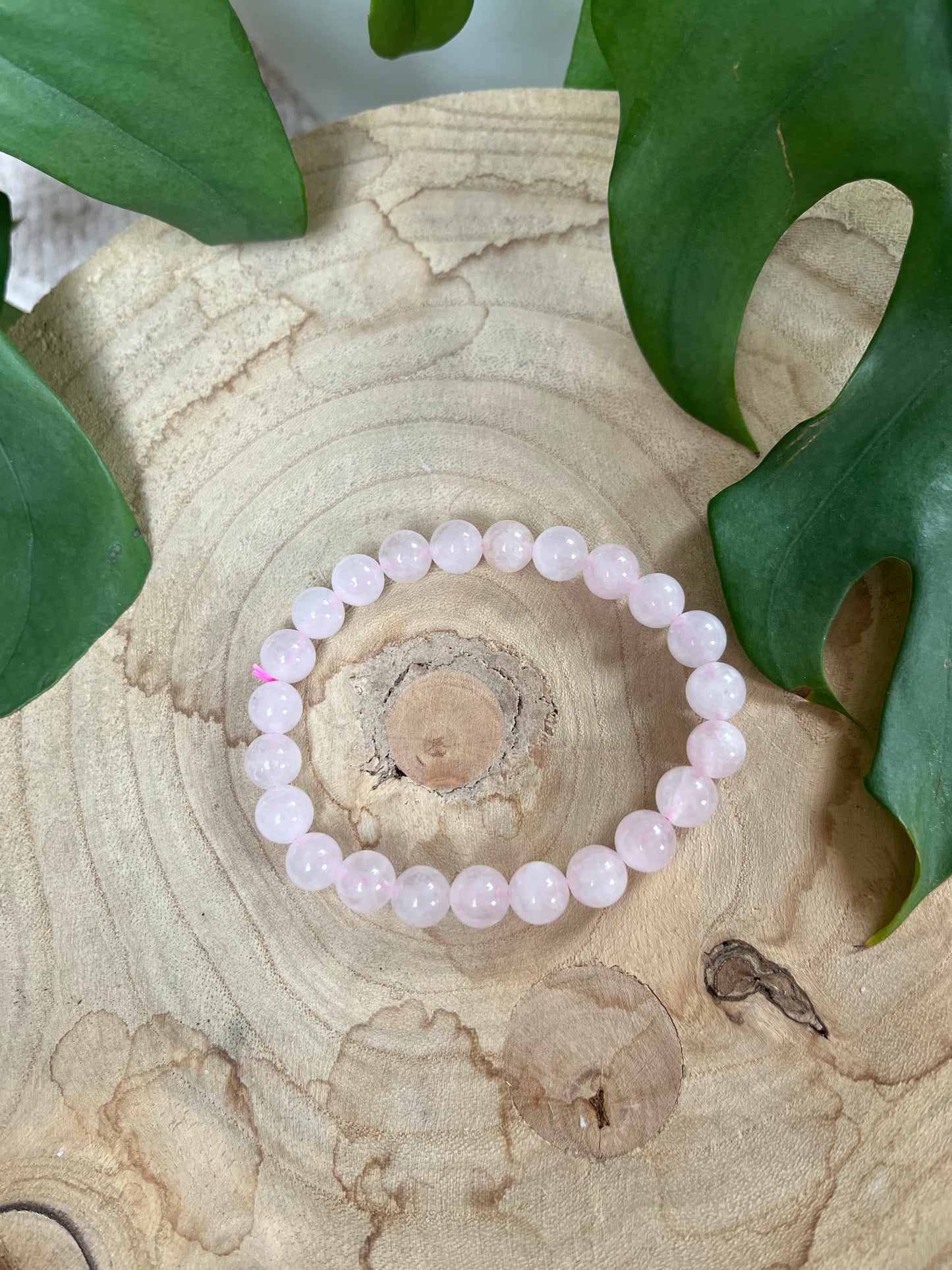 Rosenquarz Kugelarmband