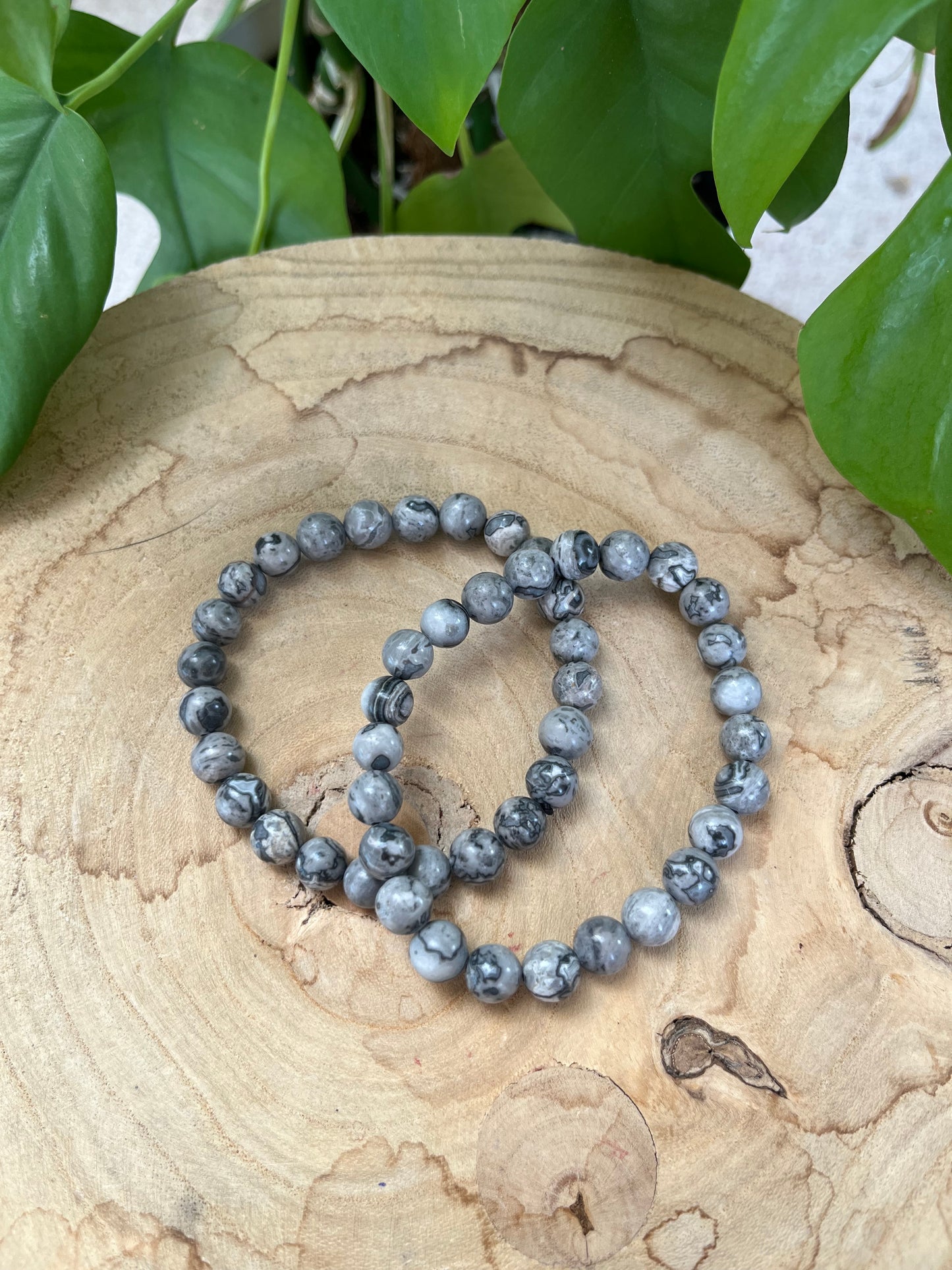 Picasso Jaspis Kugelarmband 8 mm – Edelstein Schmuck für Kreativität & Balance