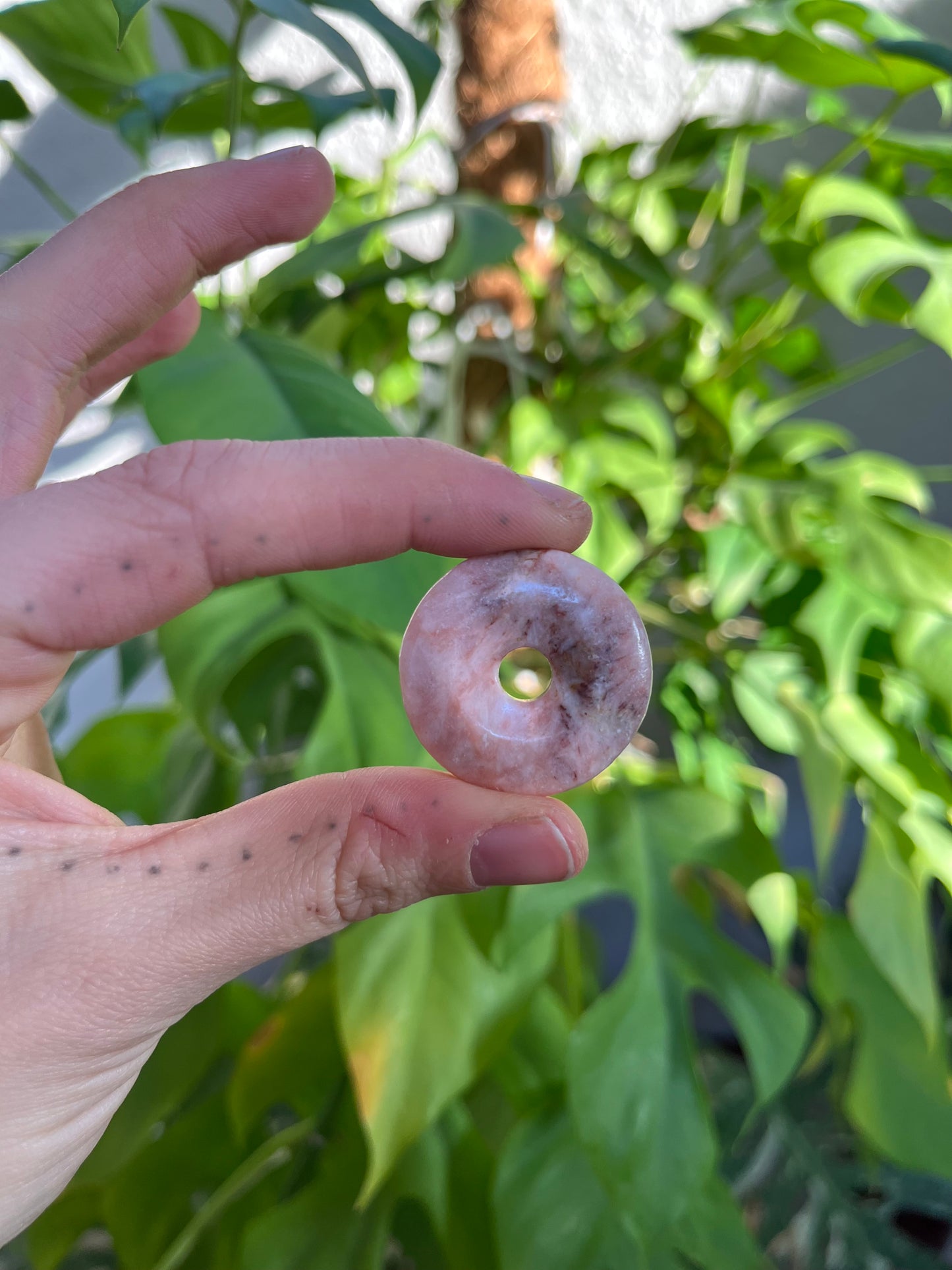 Baryt Donut 3 cm – Klarheit & Ruhe