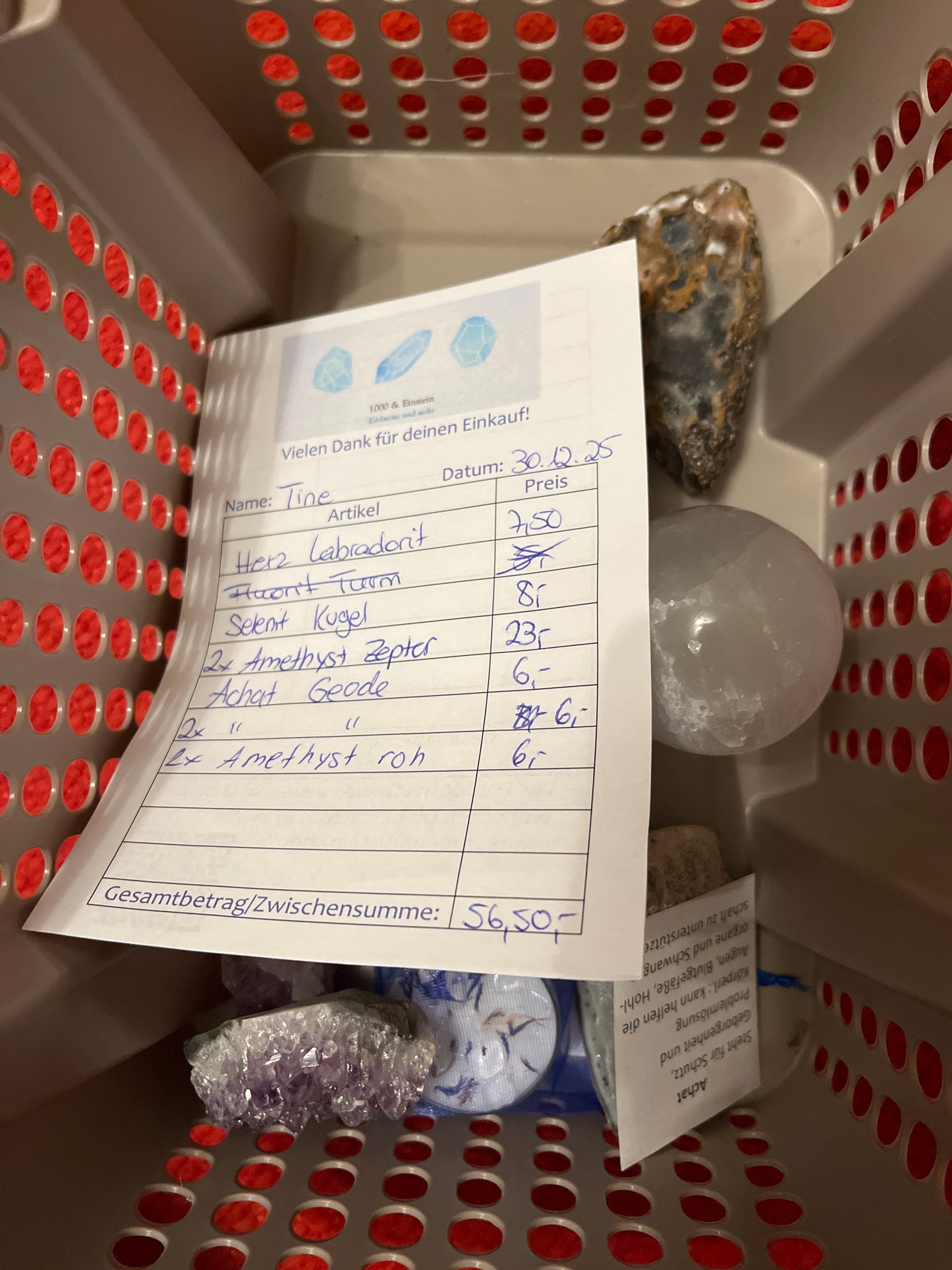 Tine-Stern Live Sale 30.12.25