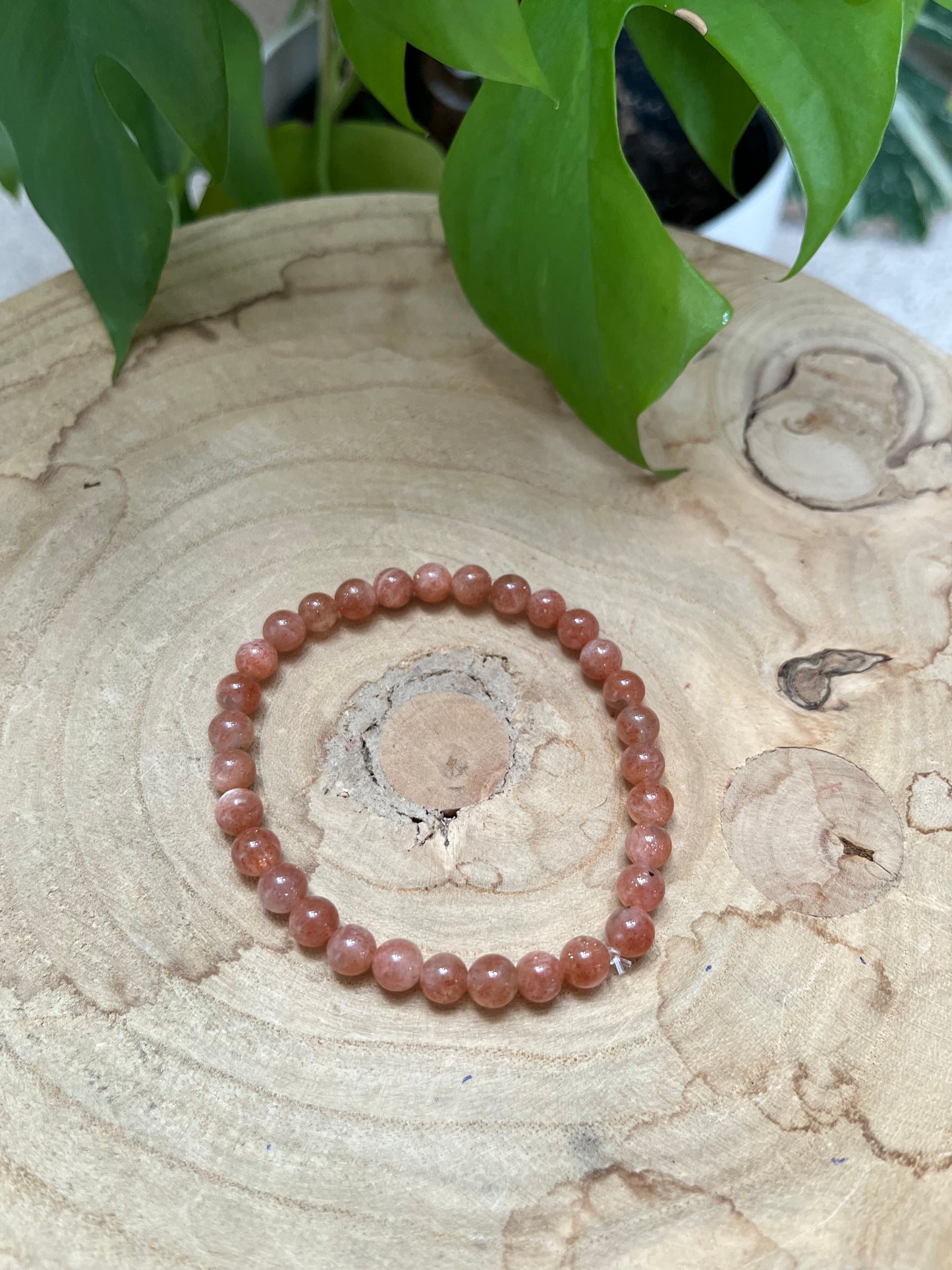Sonnenstein Kugelarmband 6 mm (AAA) – Edelstein Schmuck für Lebensfreude & Energie