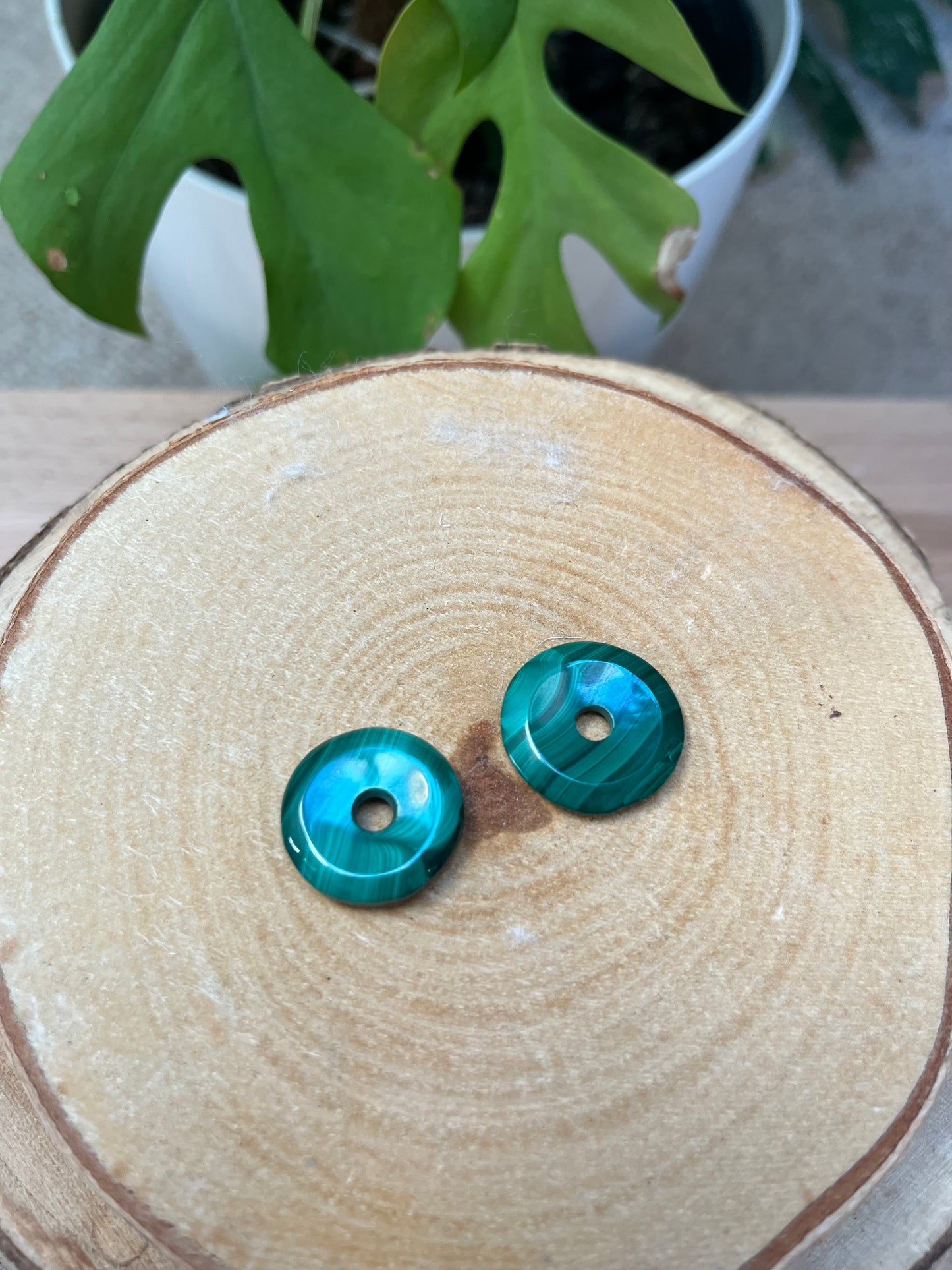 Malachit Donut 2 cm – Wandel & Ausdruck