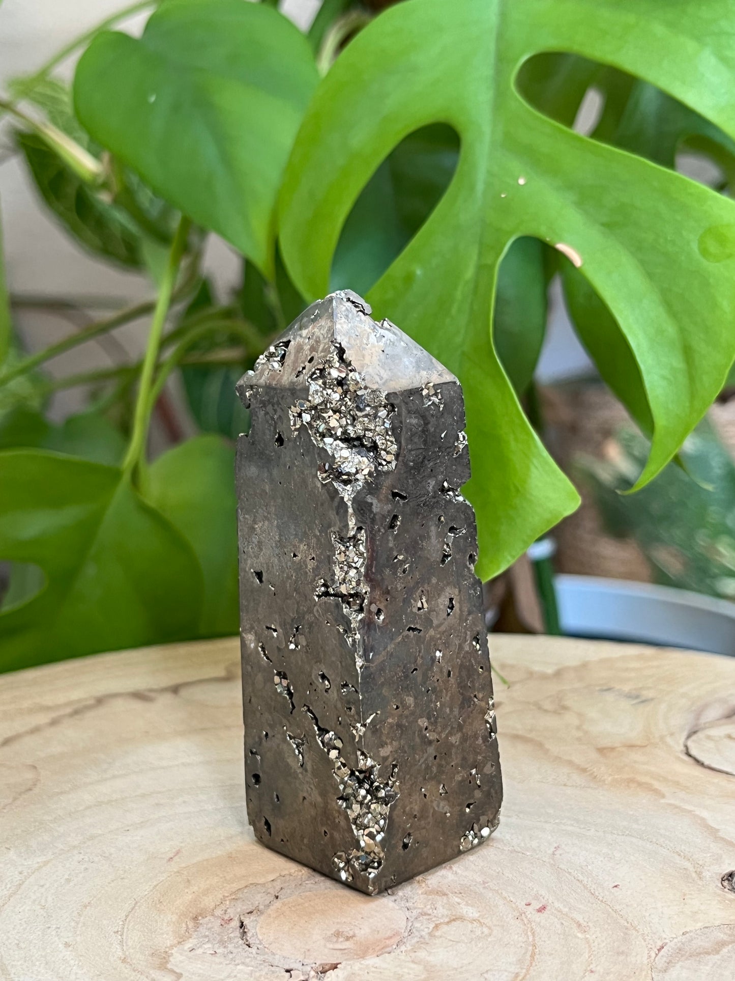 Pyrit Obelisk (Peru) – Wohlstand & energetischer Schutz