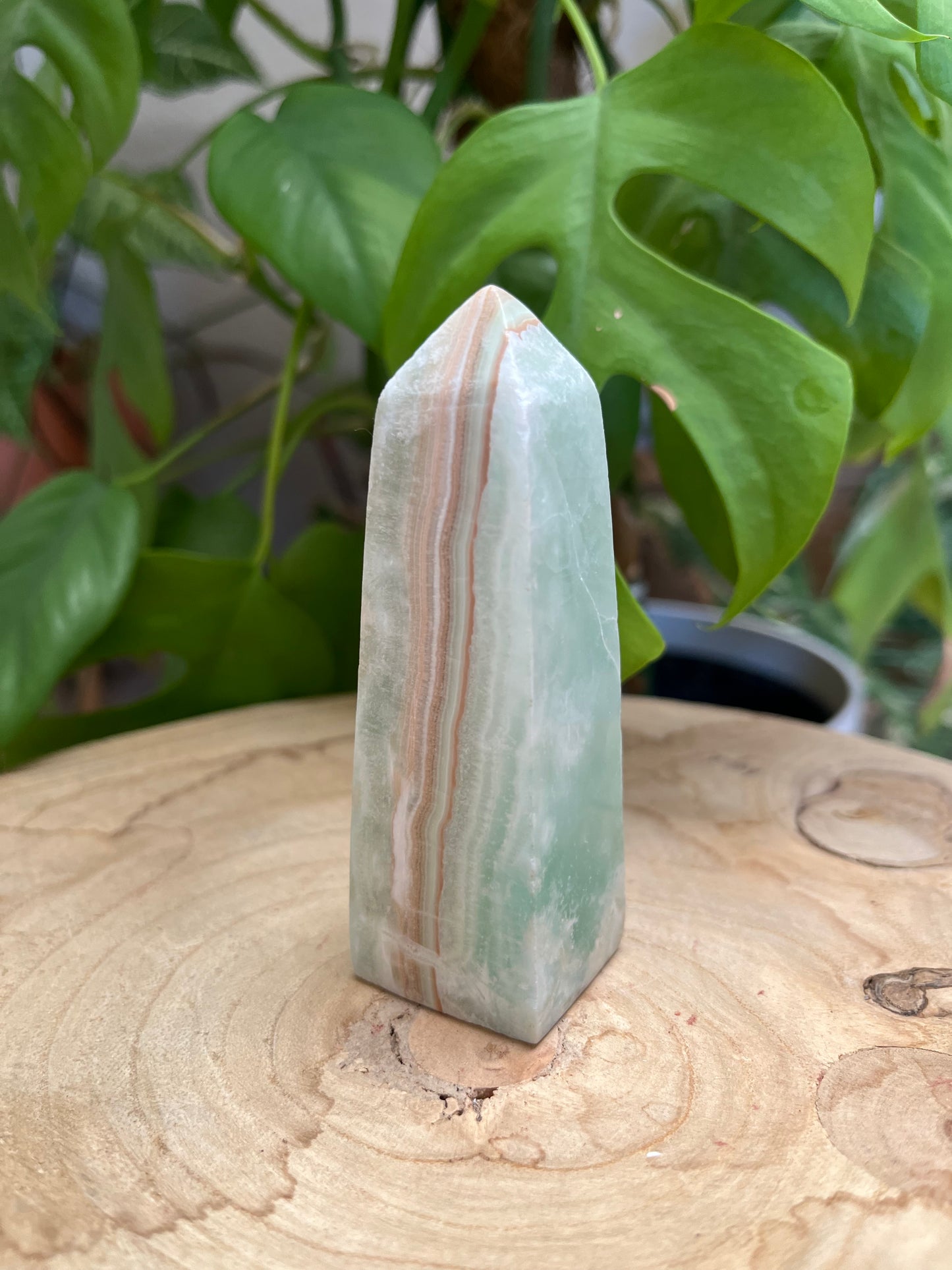 Aragonit Blau Obelisk – Harmonie & liebevolle Kommunikation