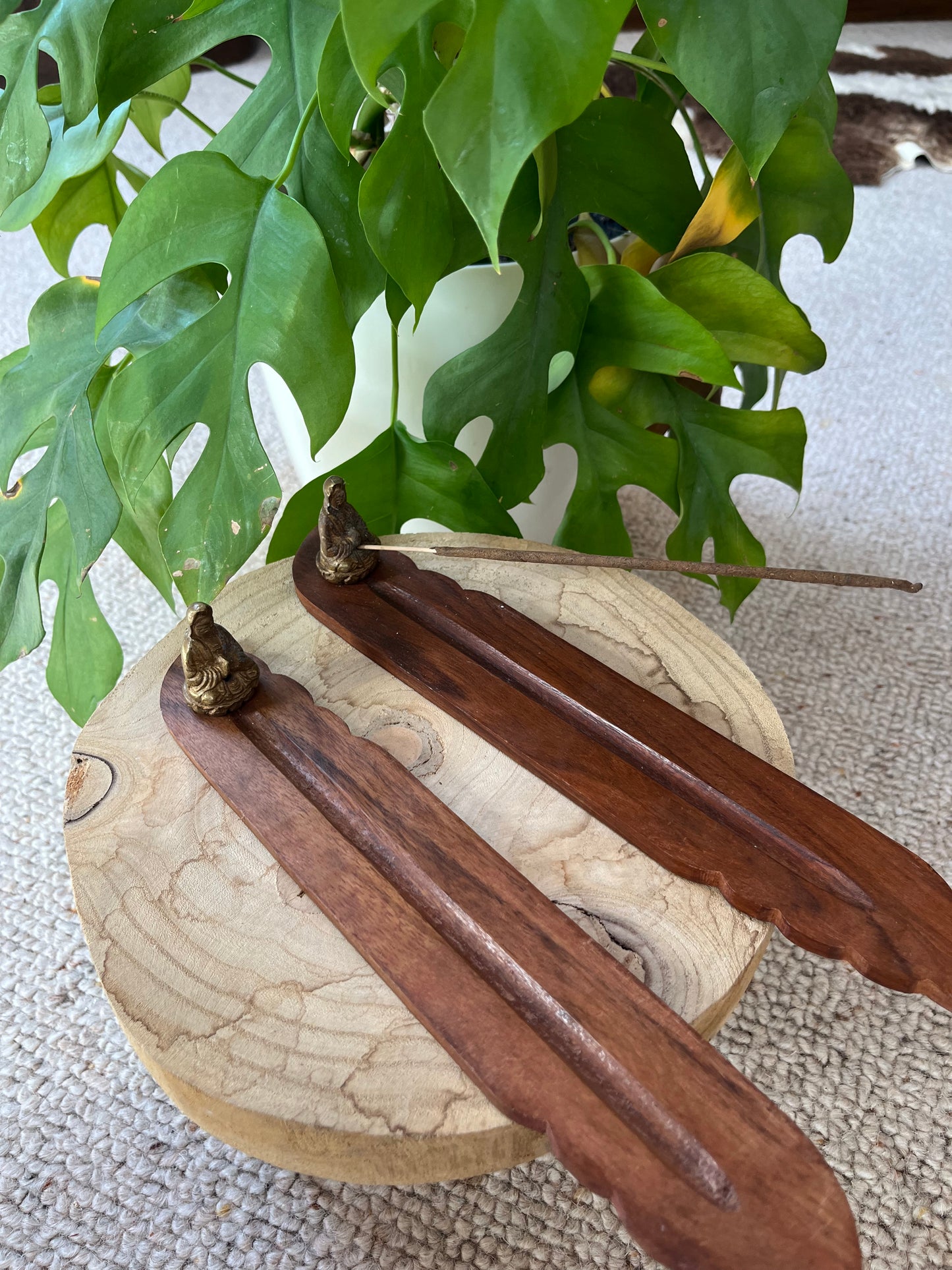 Buddha Räucherstäbchen Halter