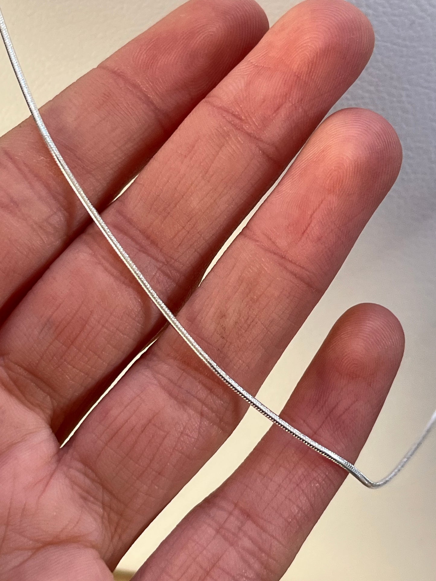 Schlangen Kette 925 Sterling Silber – 45 cm