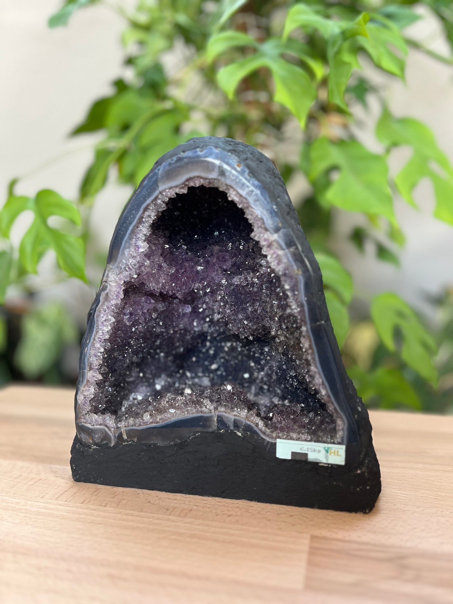 Amethyst Geode (Kathedrale) 6,15 kg – majestätisches Unikat & Statement Piece