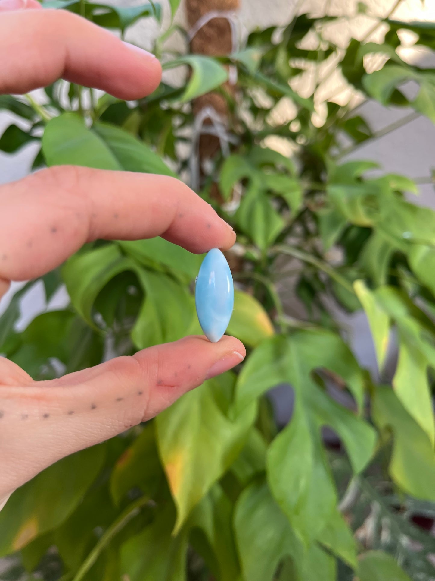 Larimar Navette gebohrt – Leichtigkeit & Ruhe