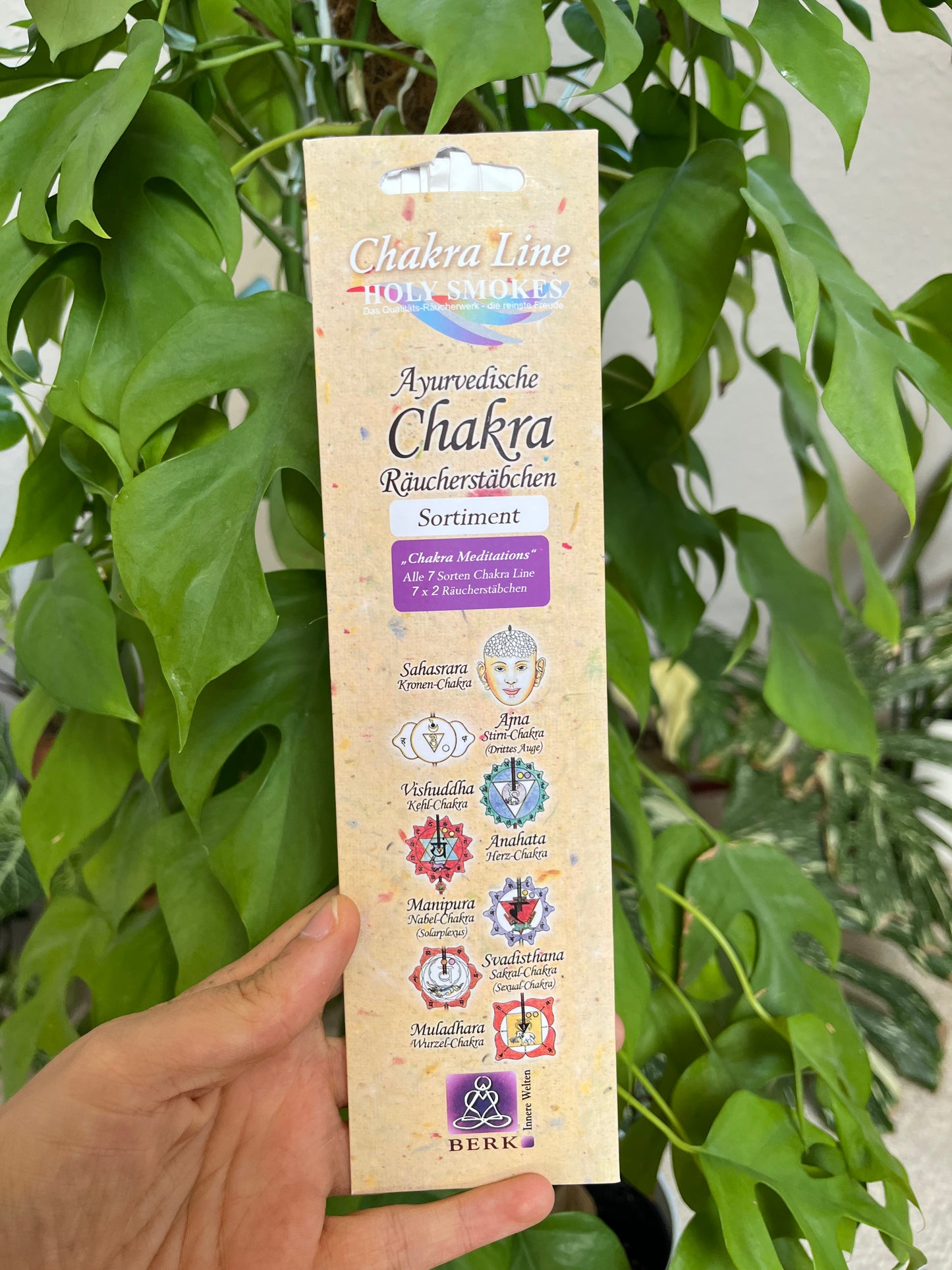 Ayurvedische Chakra Räucherstäbchen – 7 Sorten für alle Chakren