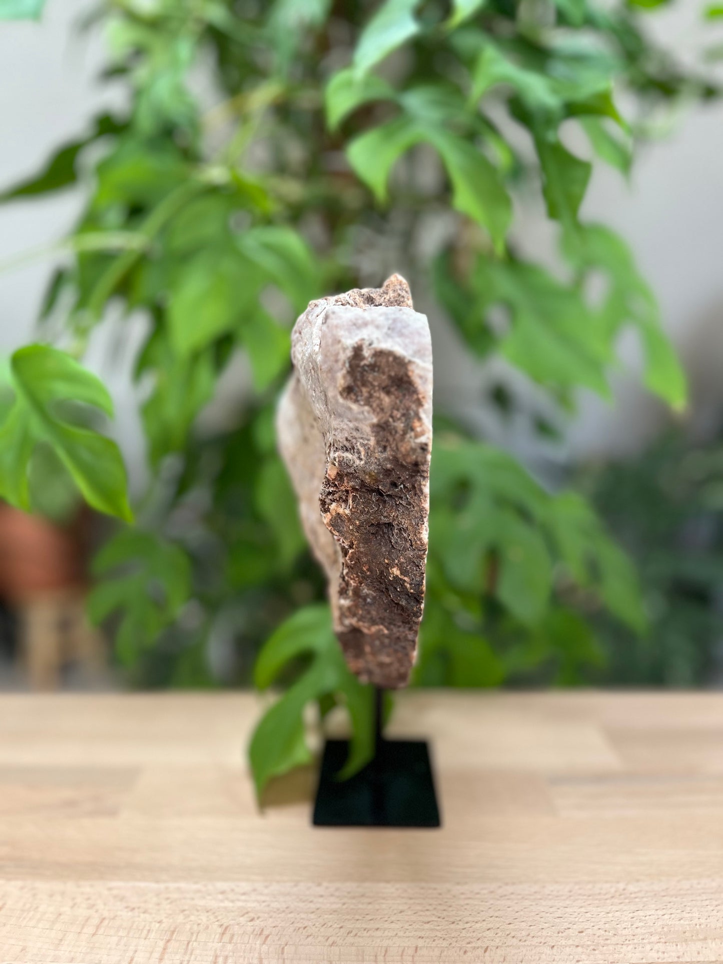 Pink Amethyst auf Ständer 1,6 kg – handverlesenes Statement Piece & Unikat