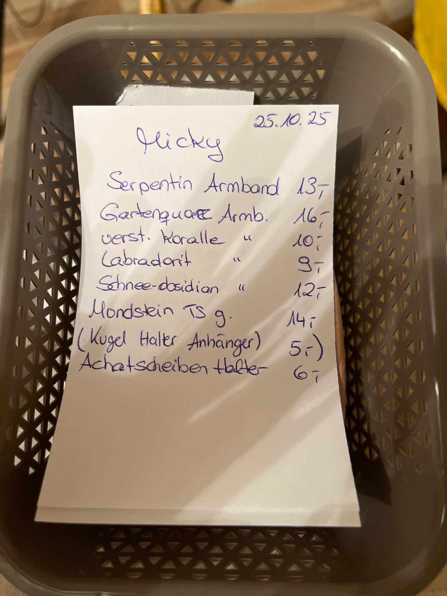 Micky Live Sale 25.10.25