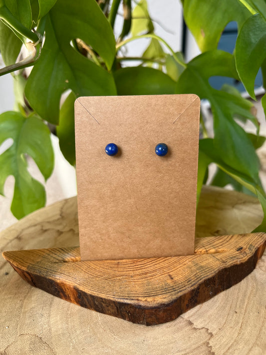 Lapislazuli Silber Ohrstecker