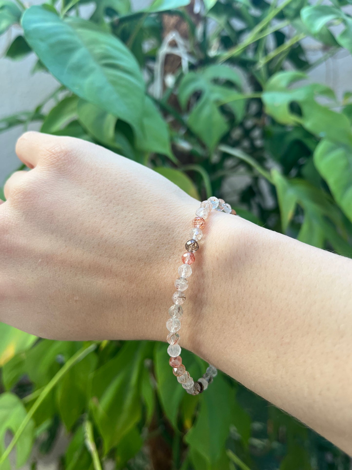 Kakoxenit Armband facettiert 5 mm – Klarheit & Inspiration