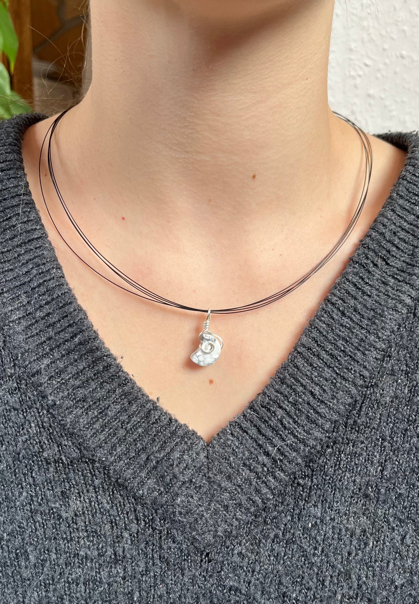 Magnesit Unikat Anhänger