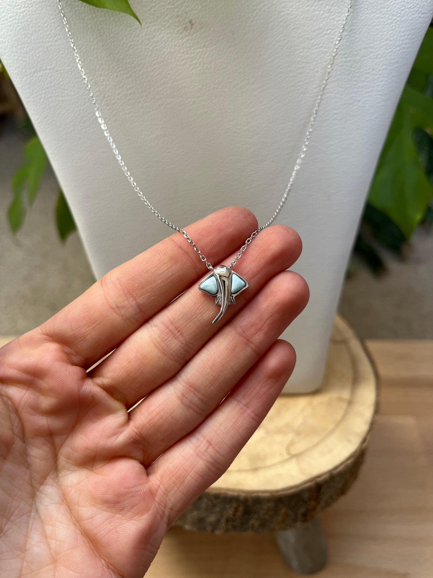 Larimar Rochen Kette – Leichtigkeit & Freiheit | 925 Sterling Silber