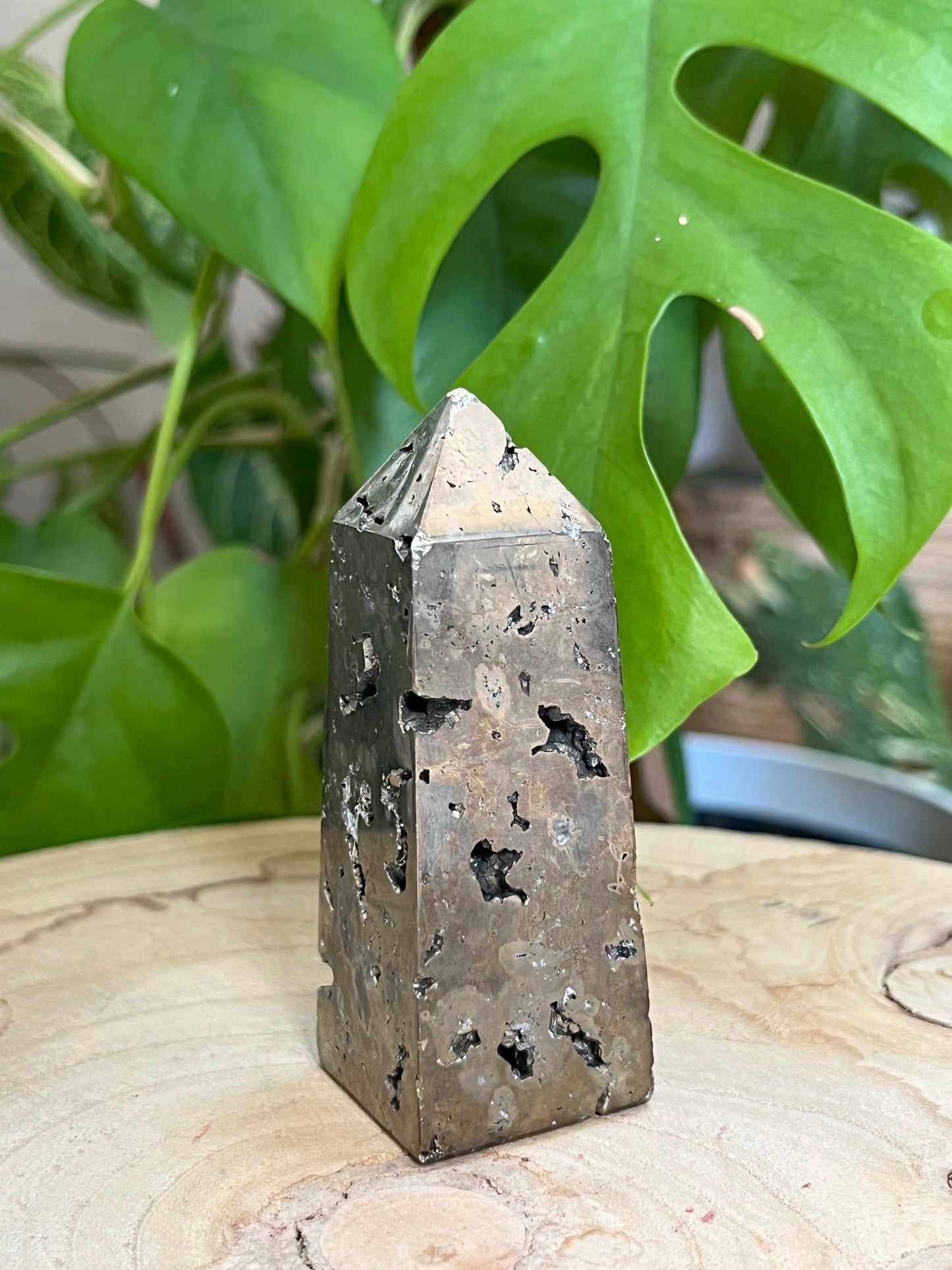 Pyrit Obelisk (Peru) – Wohlstand & energetischer Schutz