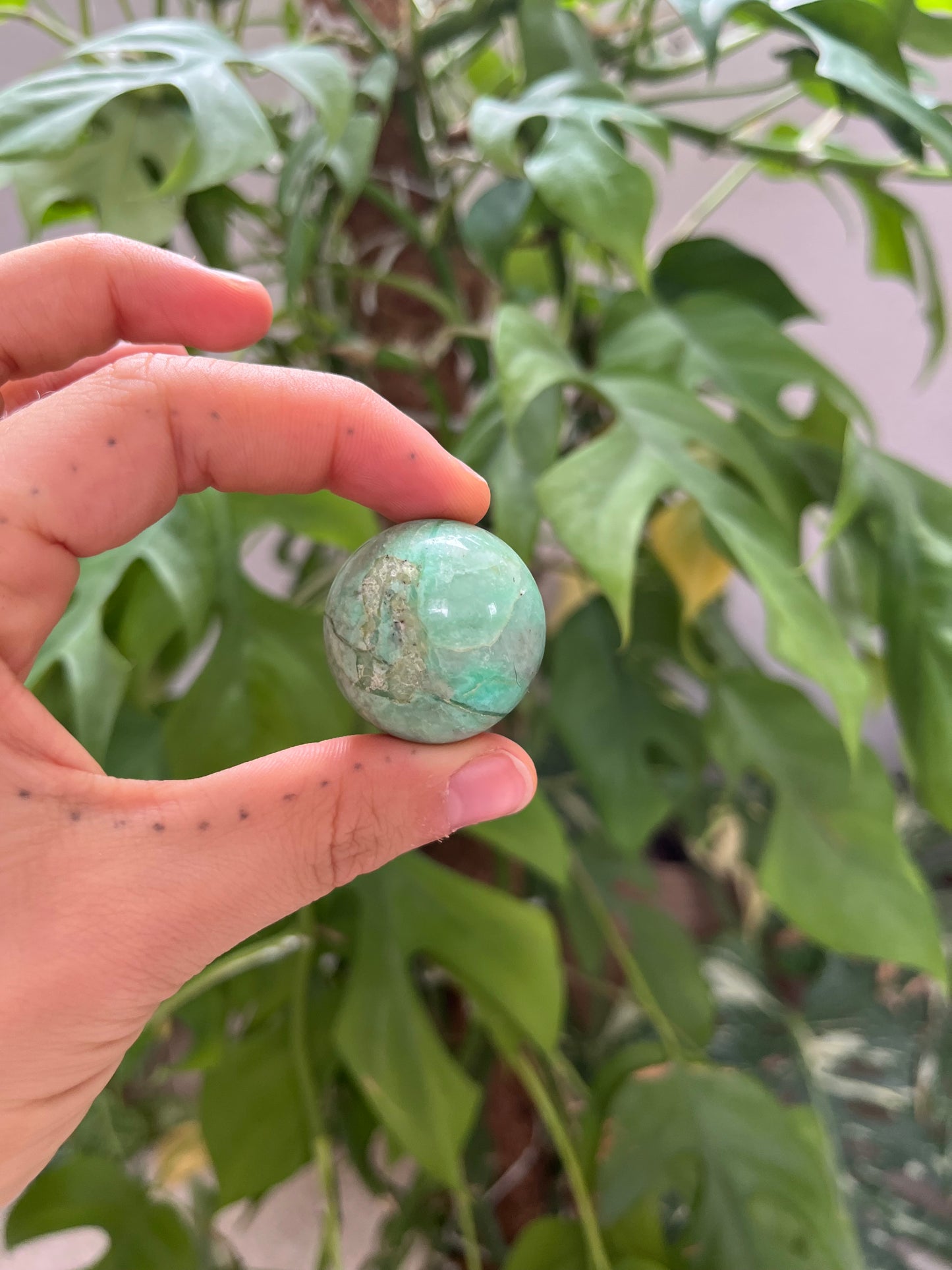 Garnierit Kugel 3–4 cm (Nickelerz) – Kristall für Transformation & Erdung