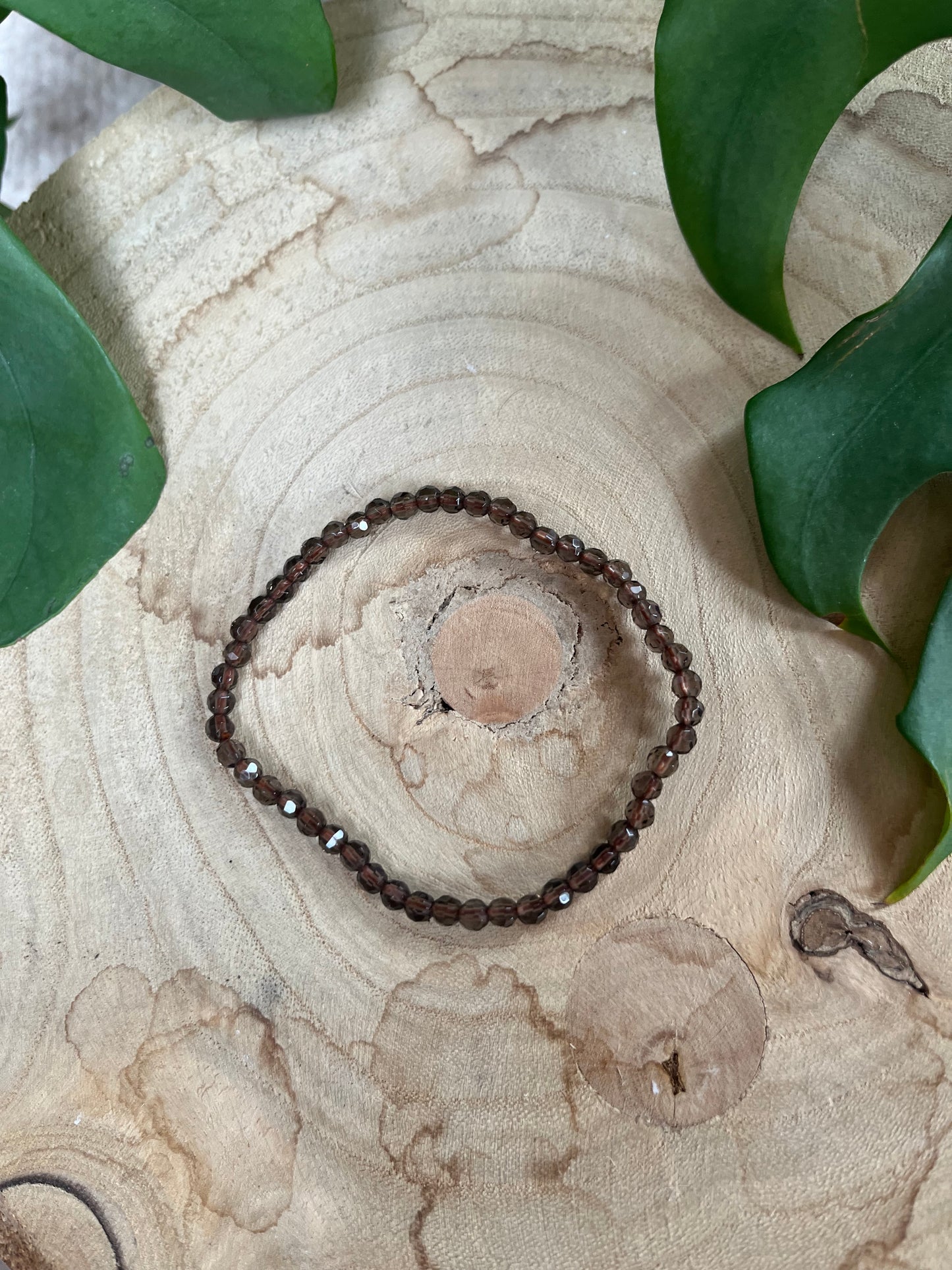 Rauchquarz Armband facettiert