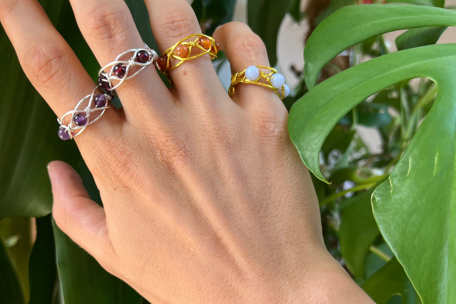Chakra Edelstein Ringe