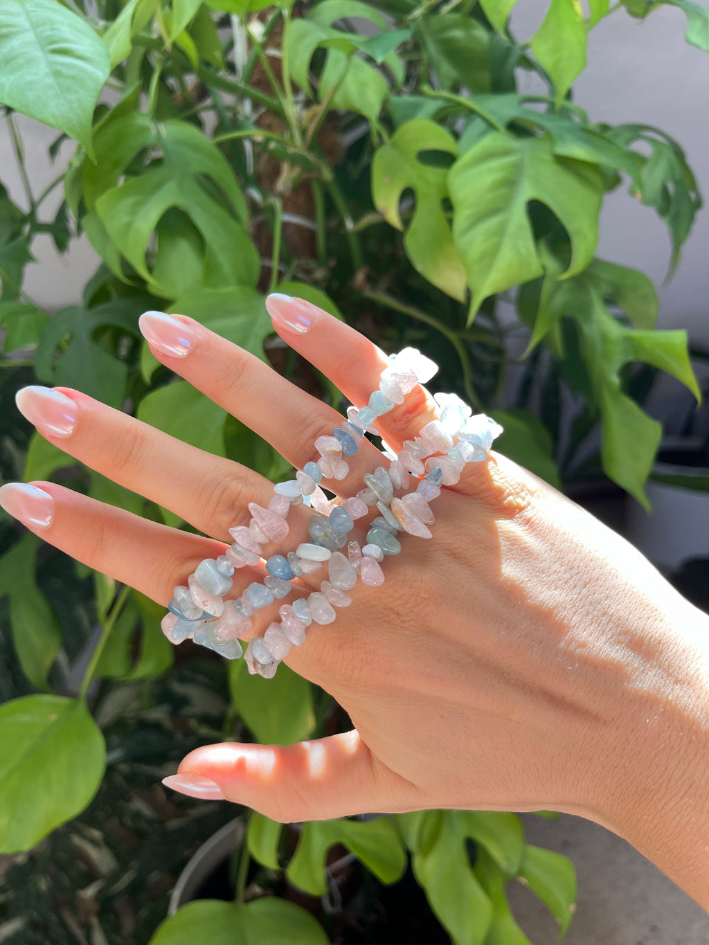 Beryll Splitter Armband