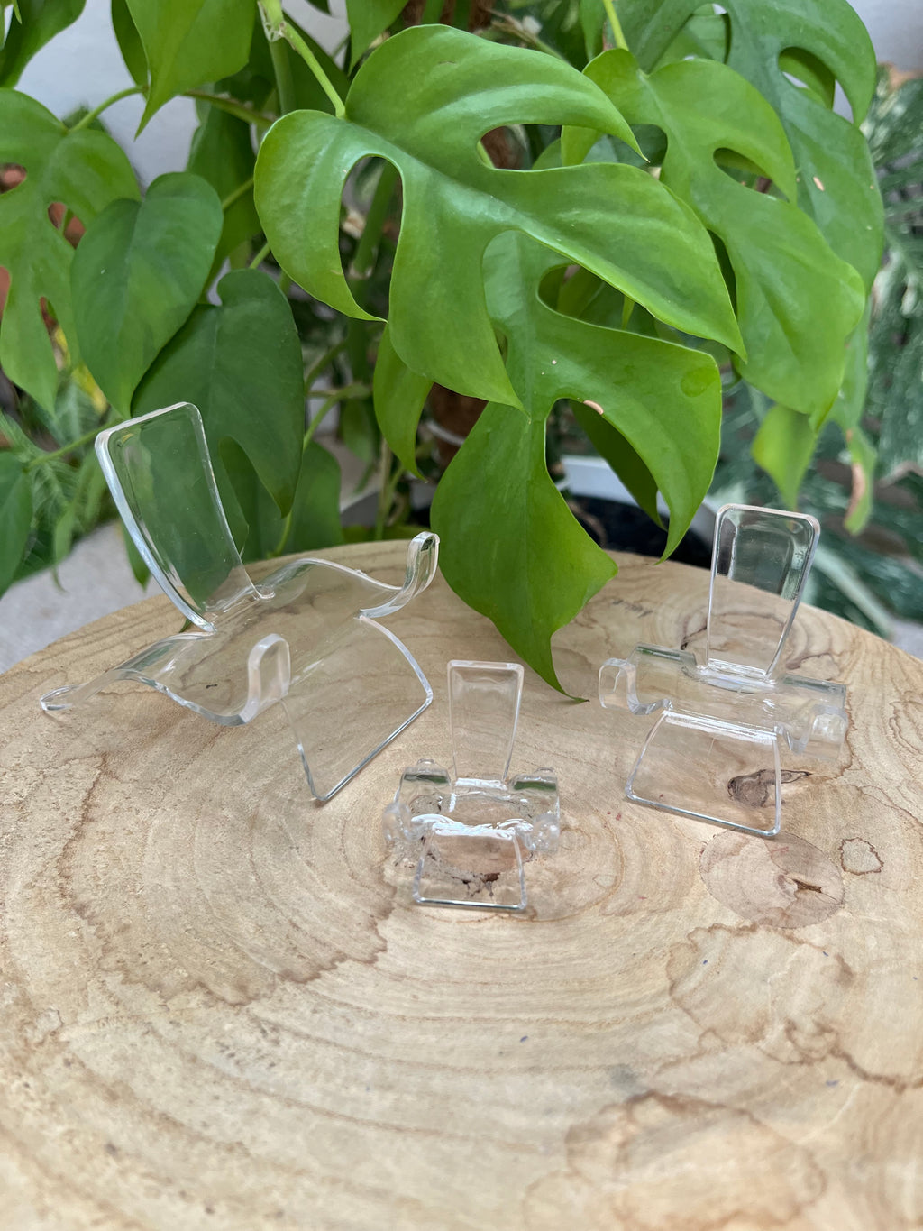 Plexiglas Ständer für Edelstein Herzen & Scheiben – Kristall Präsentationshalter