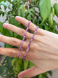 Rubin facettiertes Armband – Edelstein Armband für Kraft & Leidenschaft