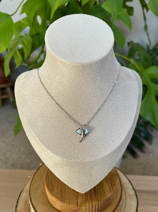 Larimar Rochen Kette – Leichtigkeit & Freiheit | 925 Sterling Silber