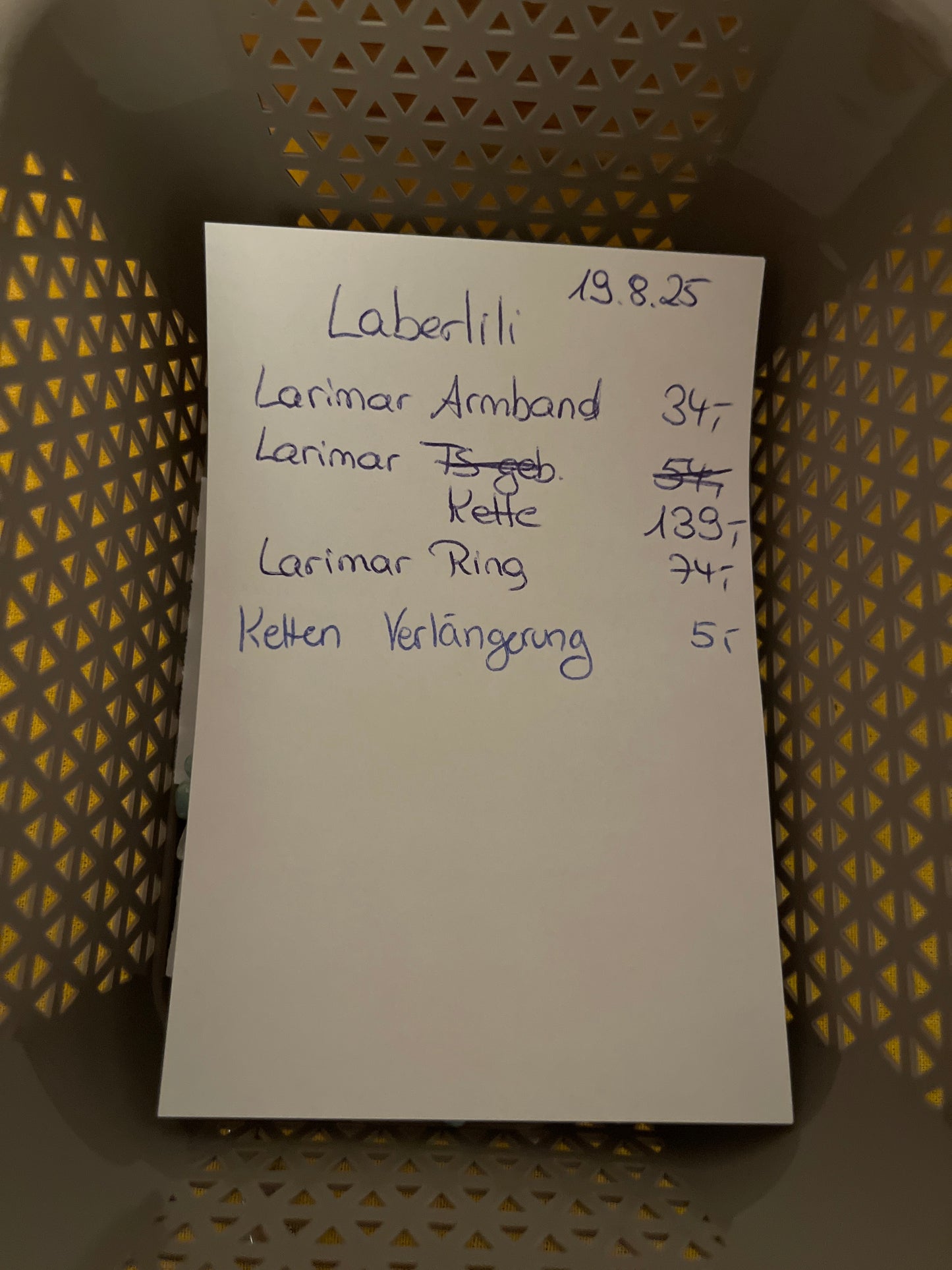 Laberlilli Live Sale 19.08