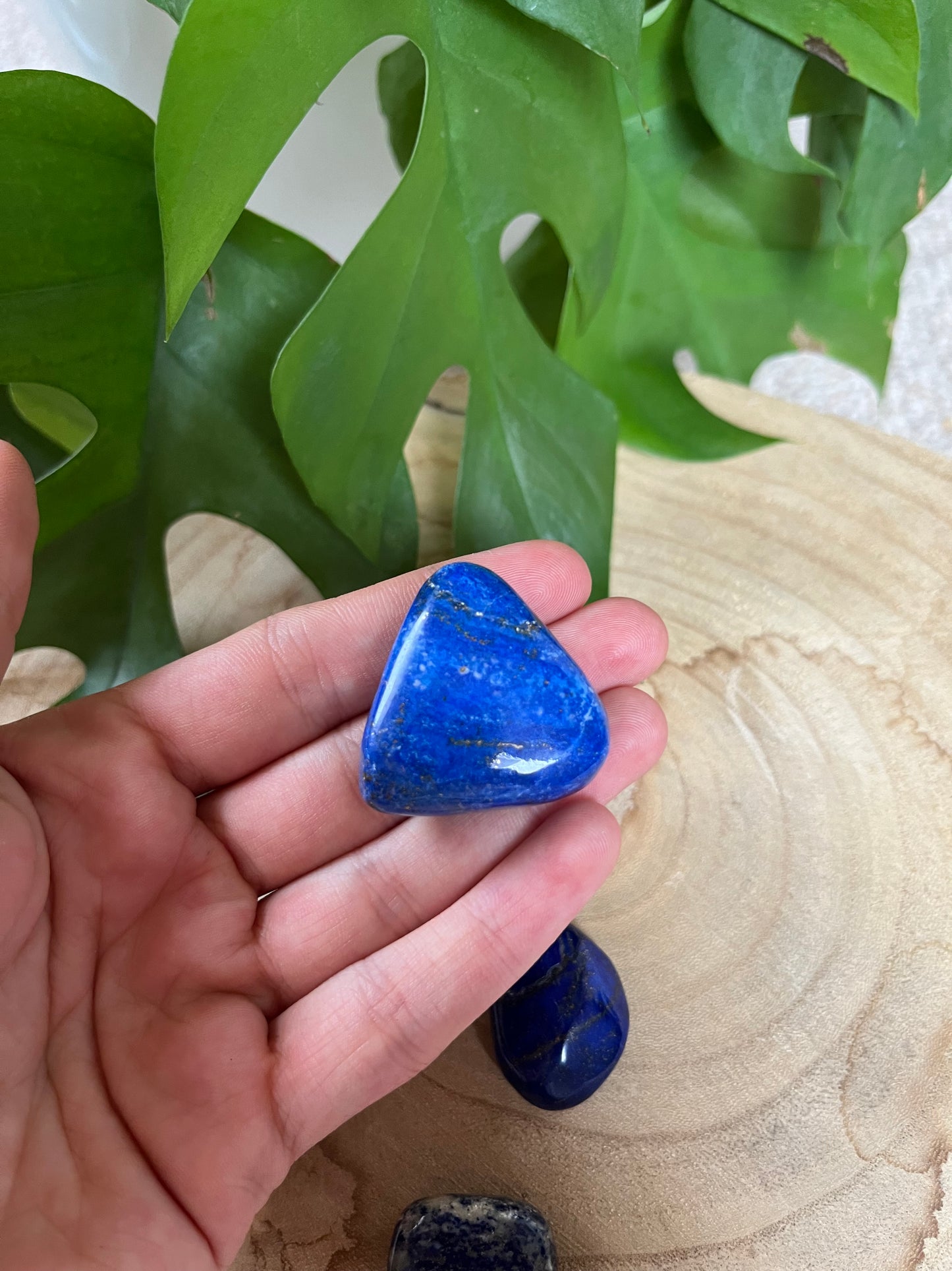 Lapislazuli Trommelstein
