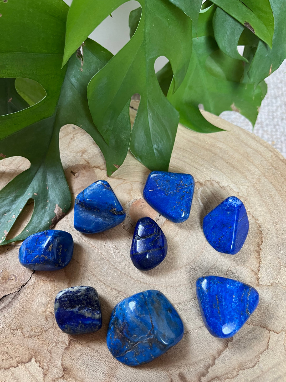 Lapislazuli Trommelstein
