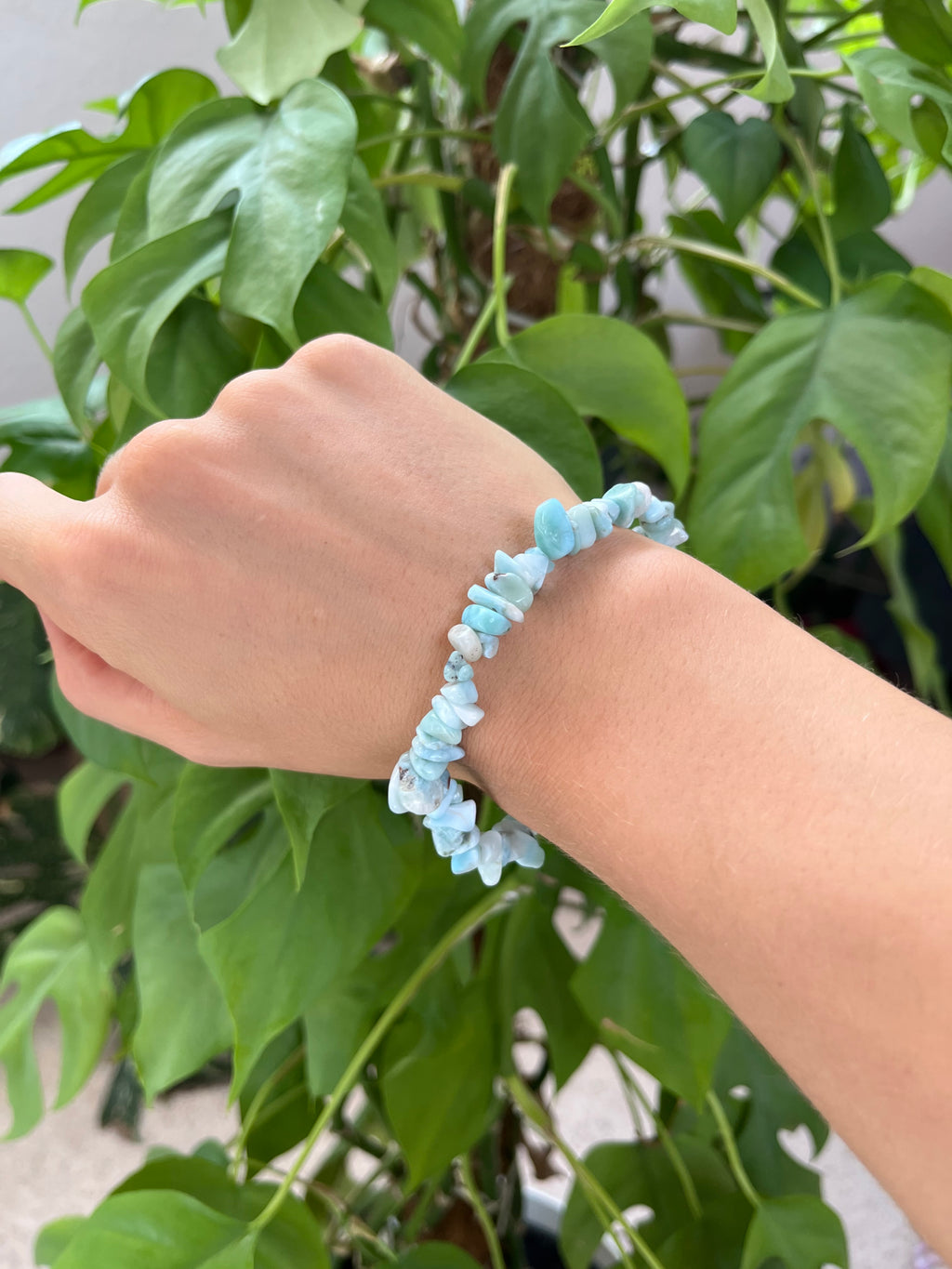 Larimar Splitterarmband – Edelstein Schmuck für Gelassenheit & Harmonie