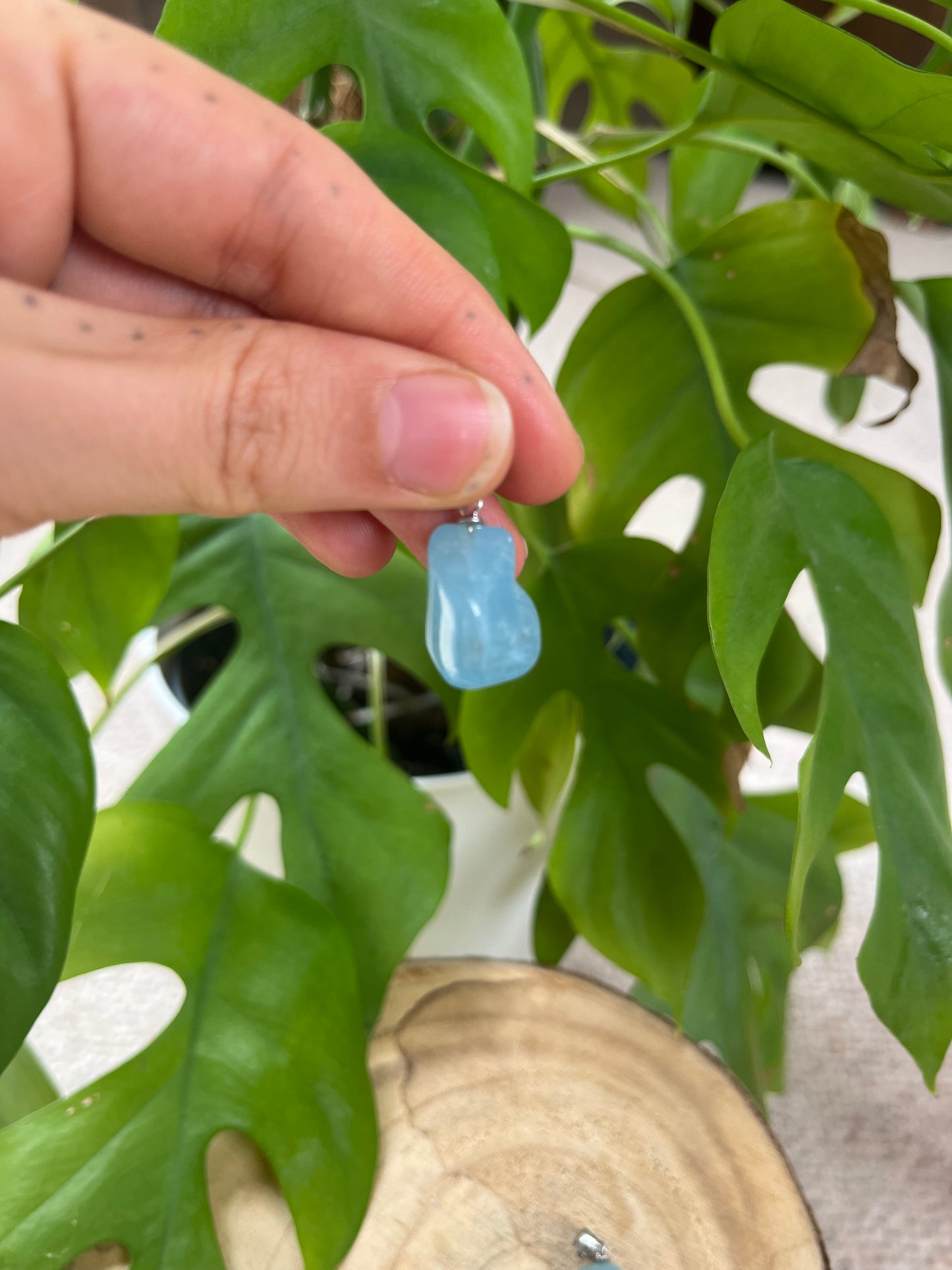 Aquamarin Ketten Anhänger