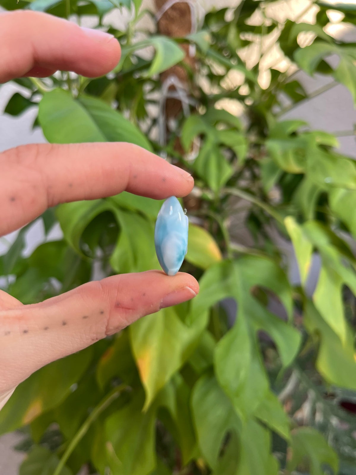 Larimar Navette gebohrt – Leichtigkeit & Ruhe
