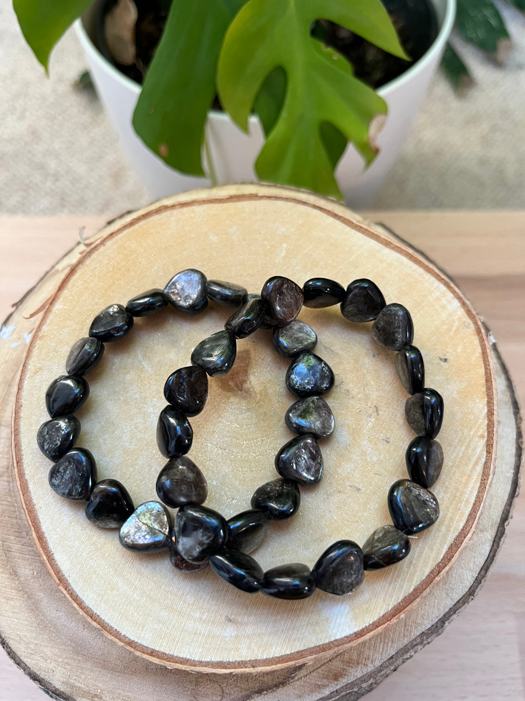 Muscovit (Mica) Herz Armband – Leichtigkeit & Klarheit