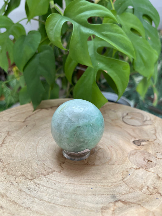 Garnierit Kugel 4,5 cm (Nickelerz) – Kristall für Transformation & Neube