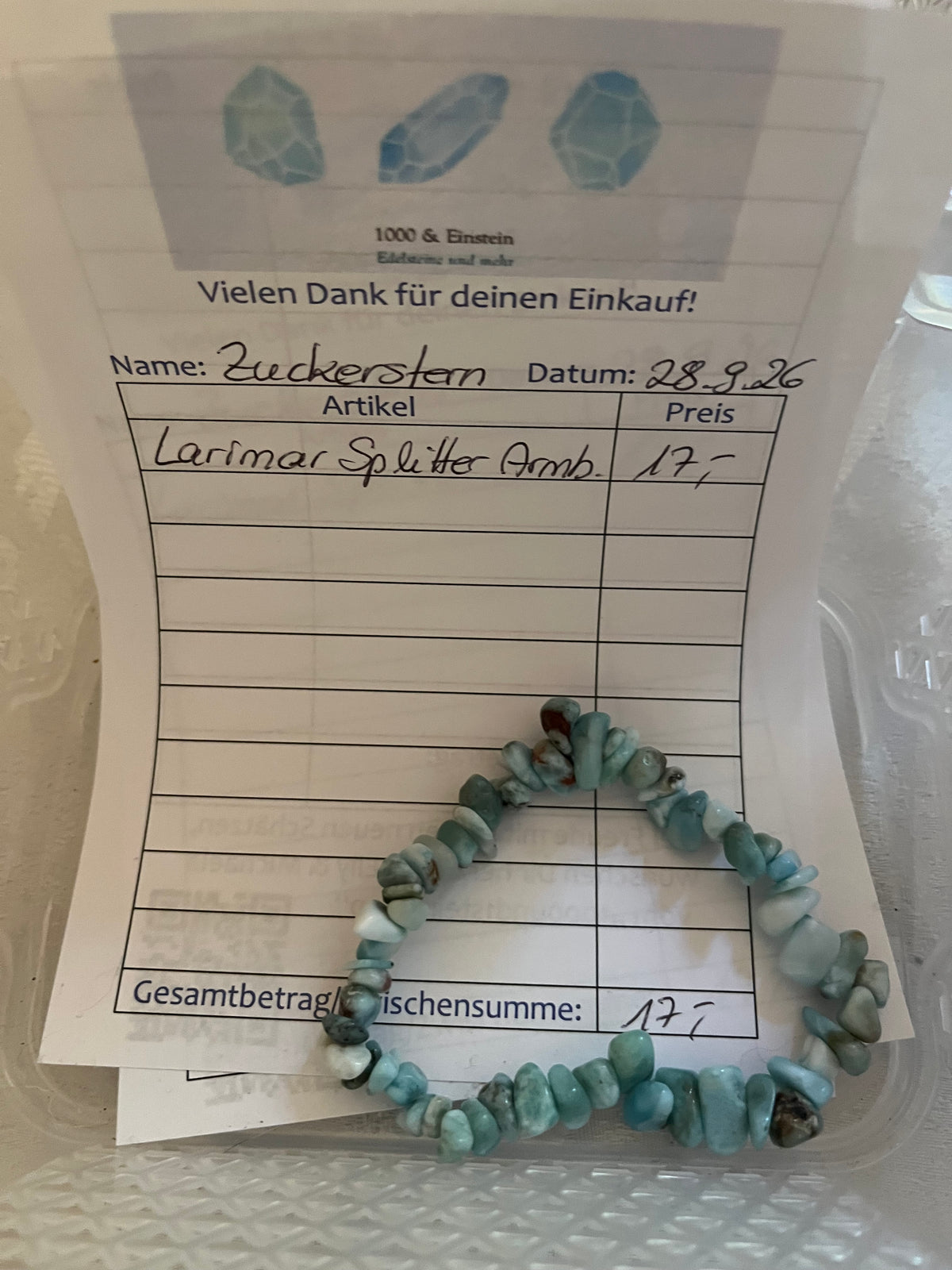Zuckerstern Live Sale 28.09.27