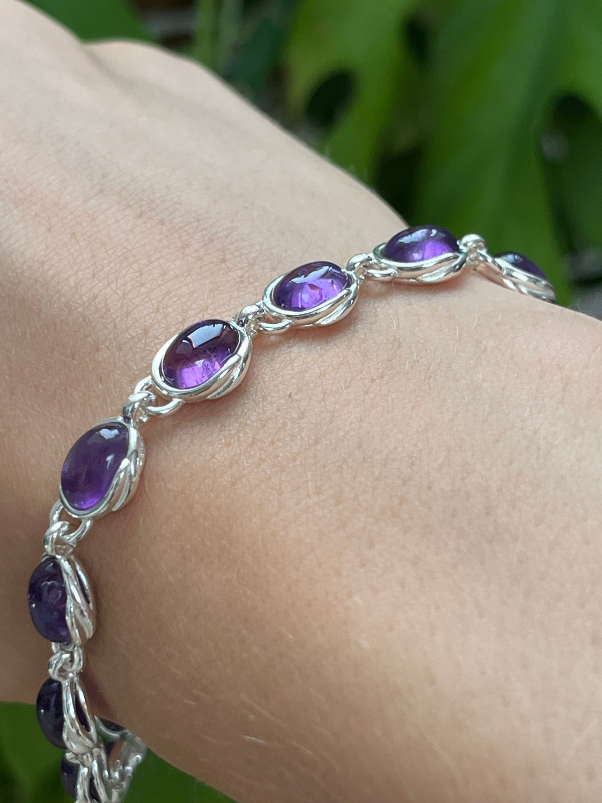Amethyst Silber Armband