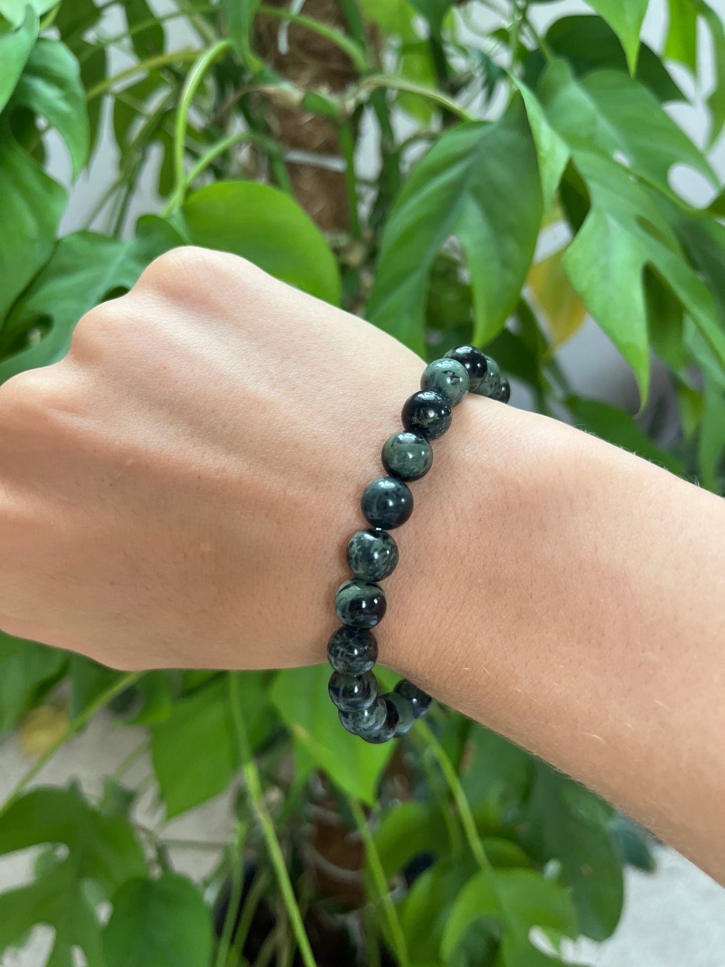 Eldarit (Kabamba Rhyolith) Kugelarmband 8 mm – für Erdung & Transformation