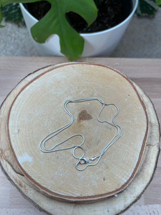 Schlangenkette 925 Silber 50 cm – 1,2 mm fein & elegant