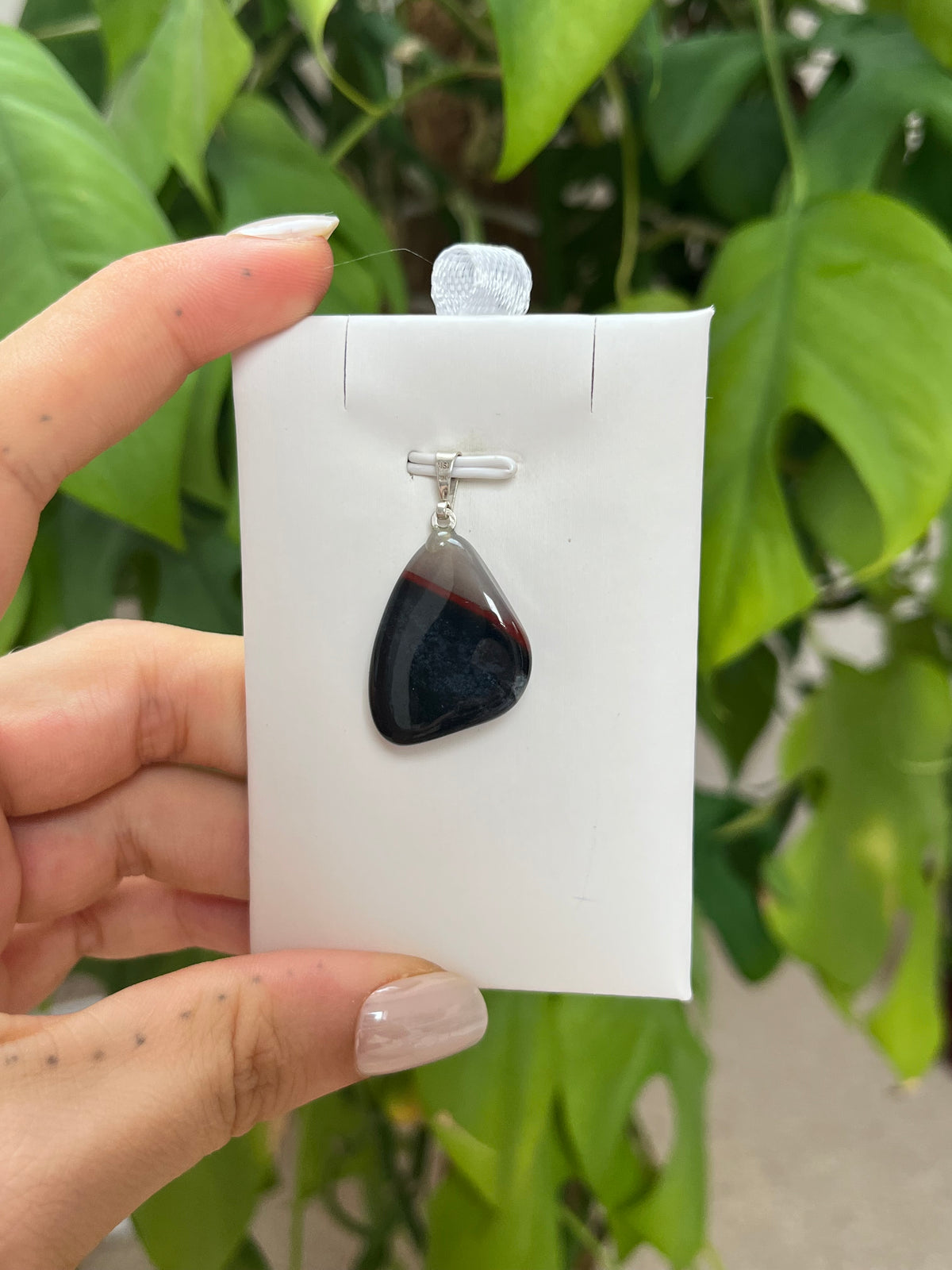 Sardonyx Kettenanhänger Silber