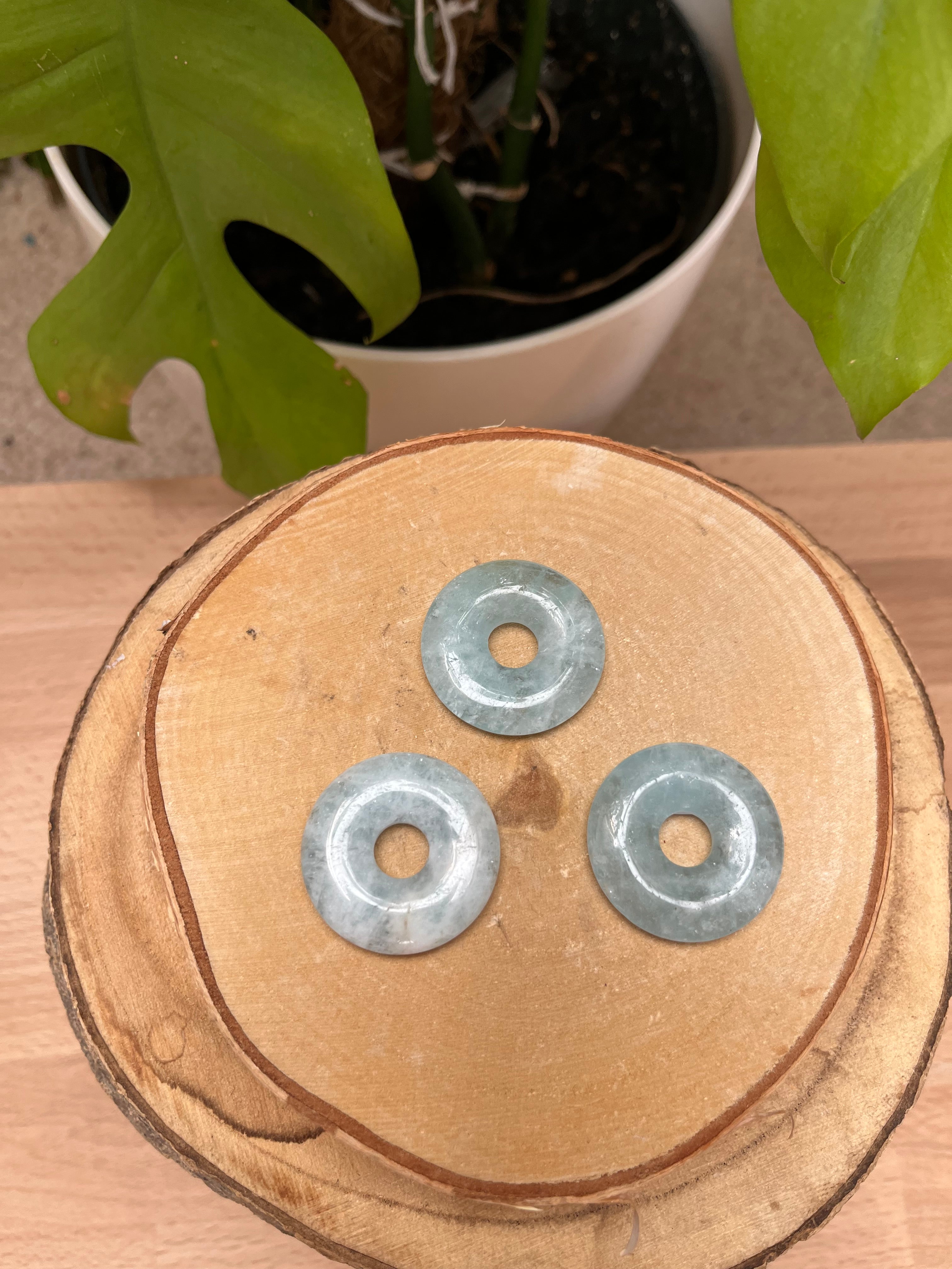 Aquamarin Donut 3cm